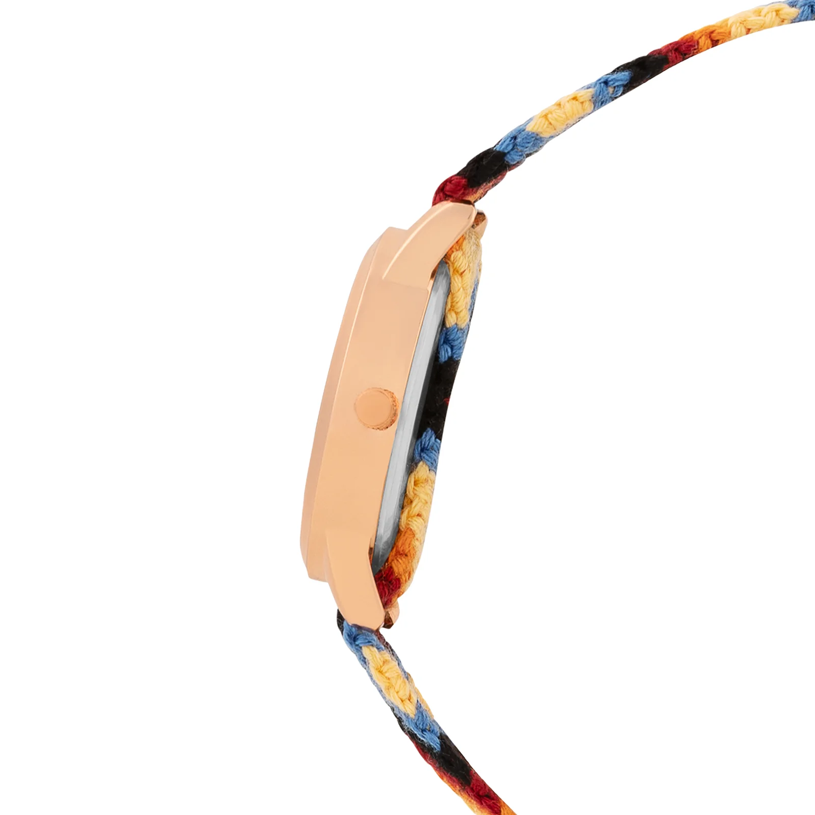 Tide & Twine Rose Gold Medium Dial Firey Macrame Strap Women's Watch - Image 5