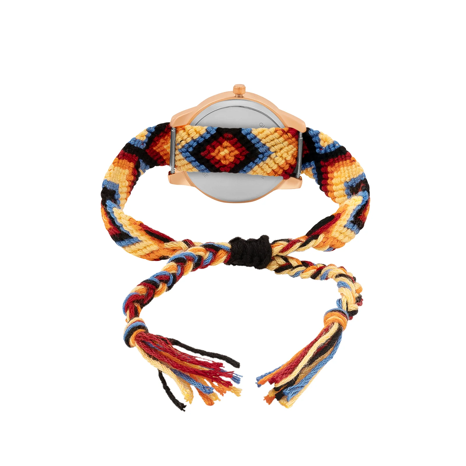 Tide & Twine Rose Gold Medium Dial Firey Macrame Strap Women's Watch - Image 6