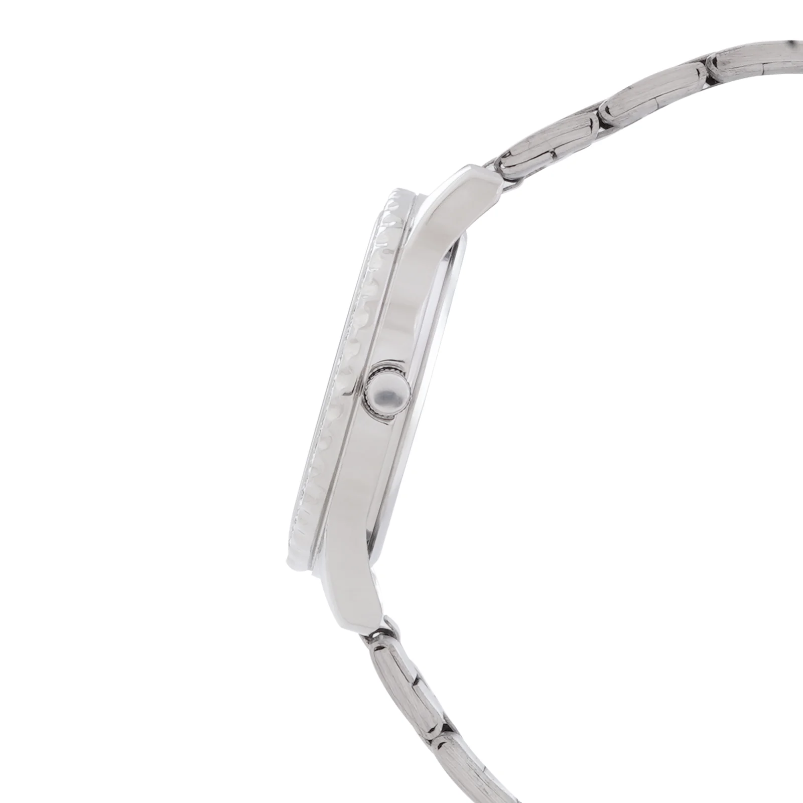 Adrenalina Blue Medium Rhinestone Dial Silver Linked Chain Strap Women's Watch - Image 5