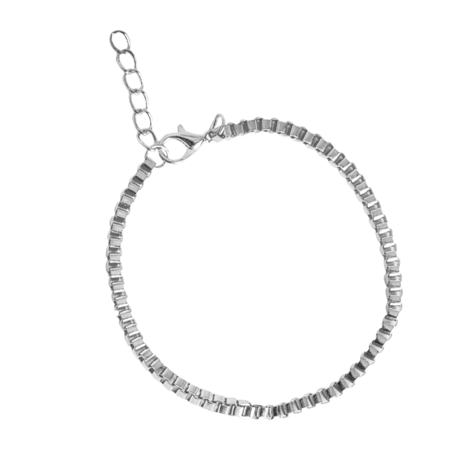 Toggle Silver Chain Set of 5 Bracelets - Image 6
