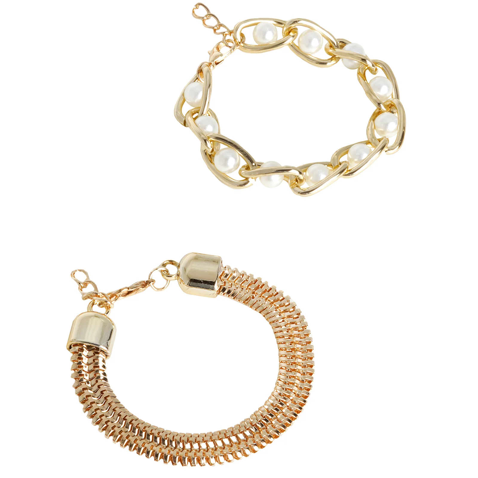 Touch of Glam Gold Set of 3 Bracelets - Image 4
