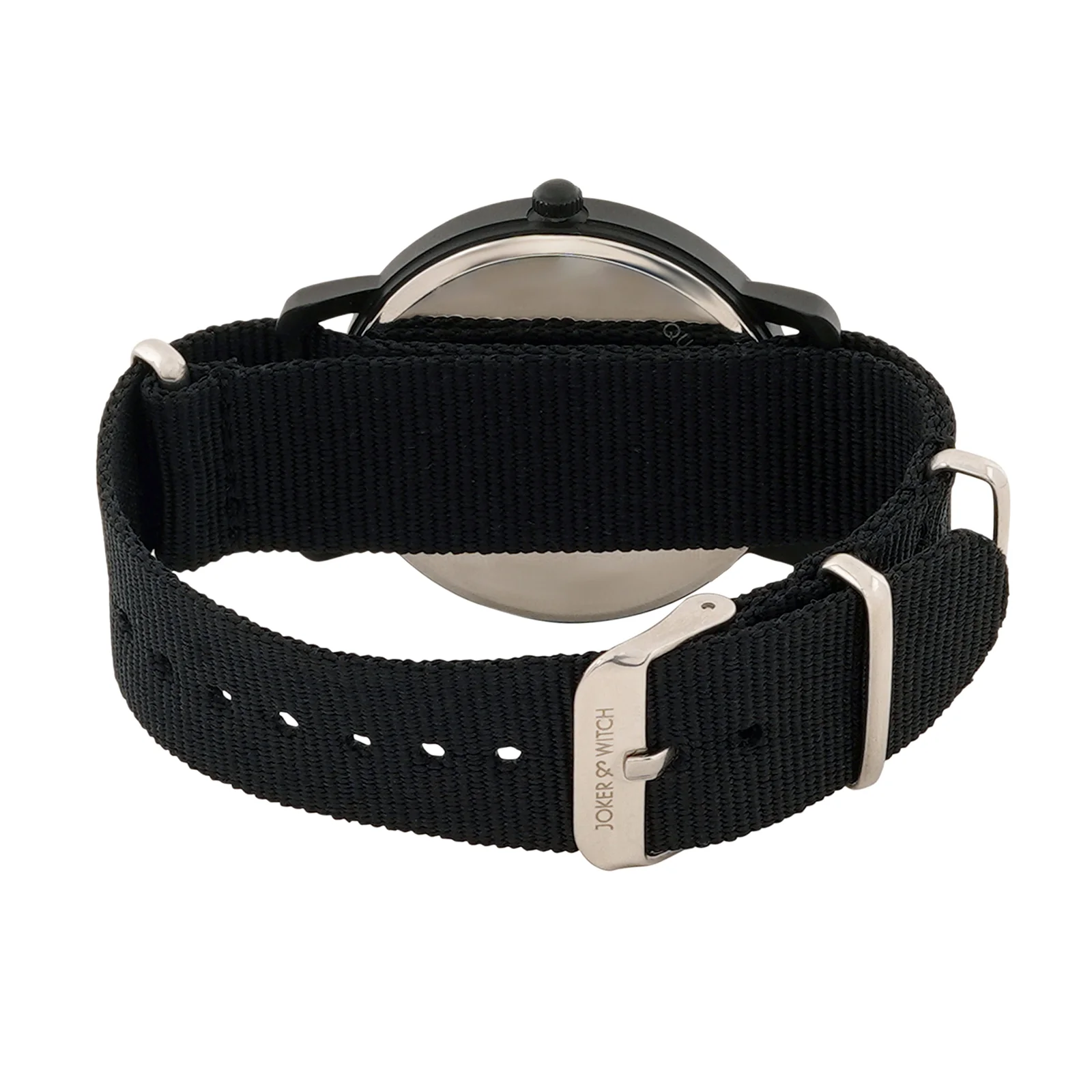 Tranquil Black Large Dial Nato Strap Men's Watch - Image 6