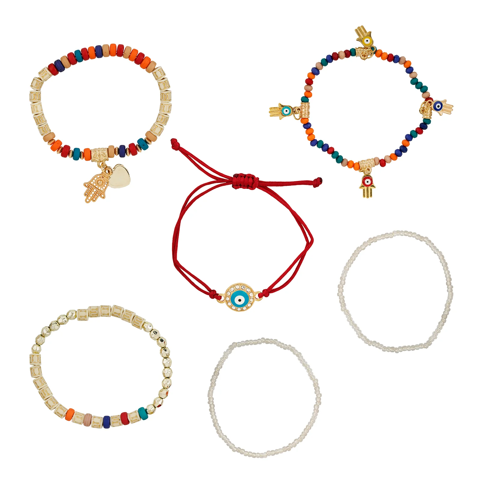Treacherous Multicolored Beaded Bracelet - Image 3