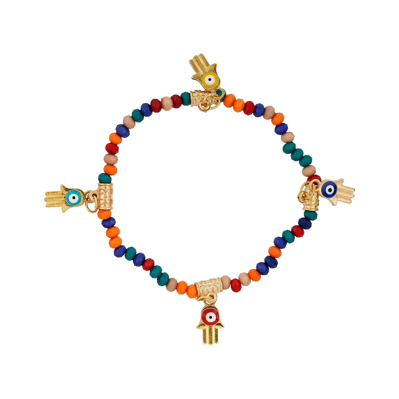 Treacherous Multicolored Beaded Bracelet - Image 7