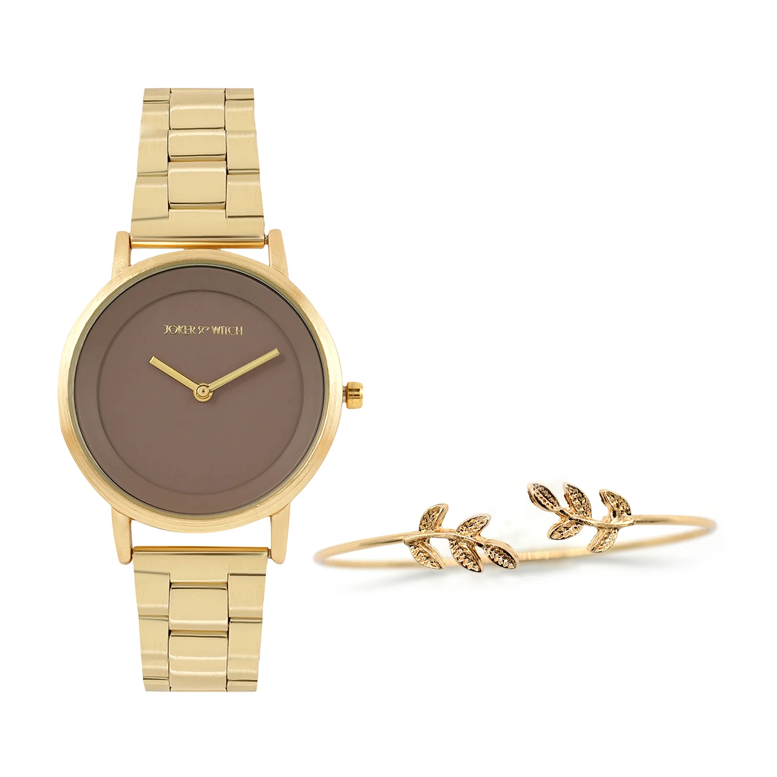 Tris Gold Watch Bracelet Stack - Image 5