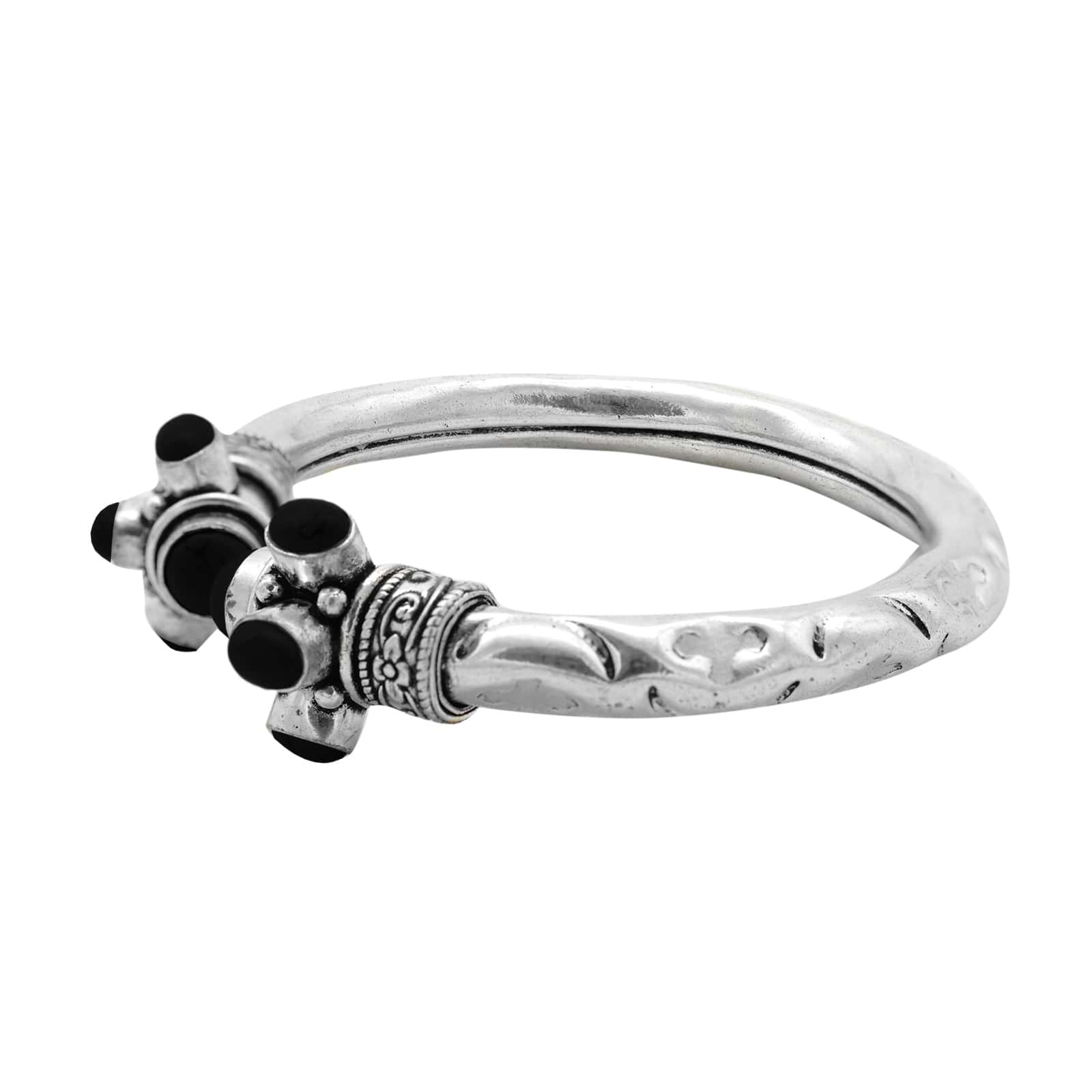Trisha Black Bracelet Cuff - Image 5
