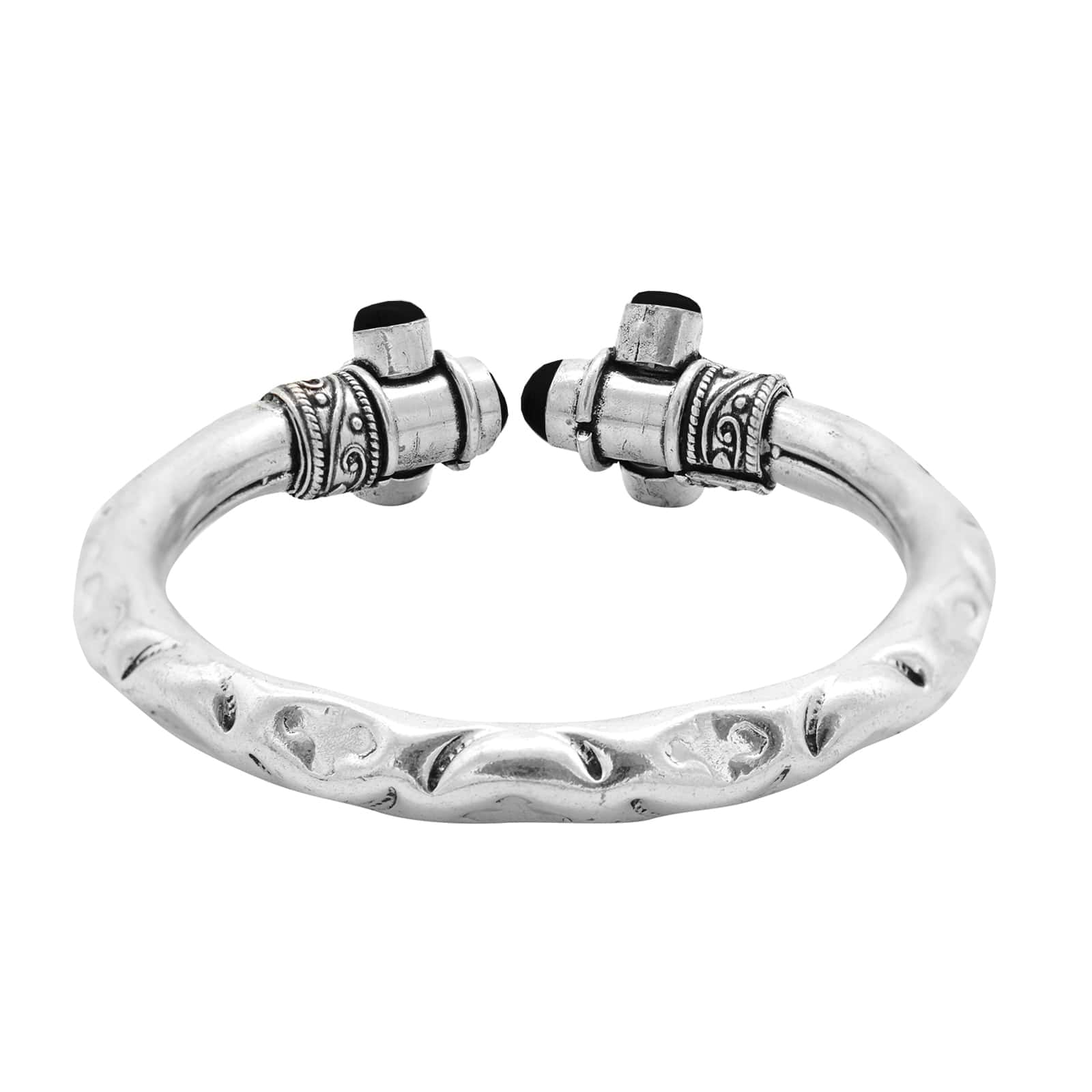 Trisha Black Bracelet Cuff - Image 6