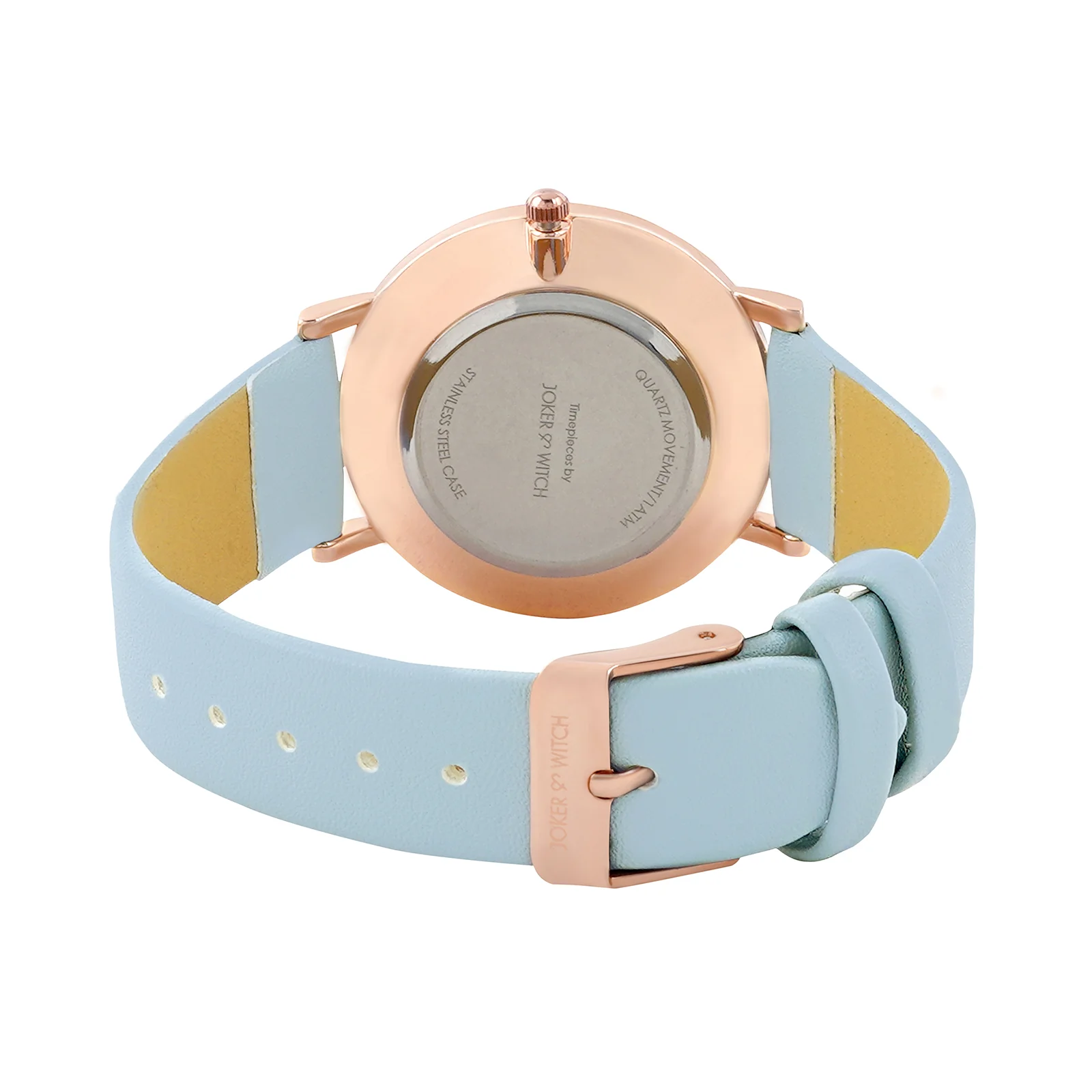 Printed Fern Blue Medium Dial PU Strap Women's Watch - Image 6