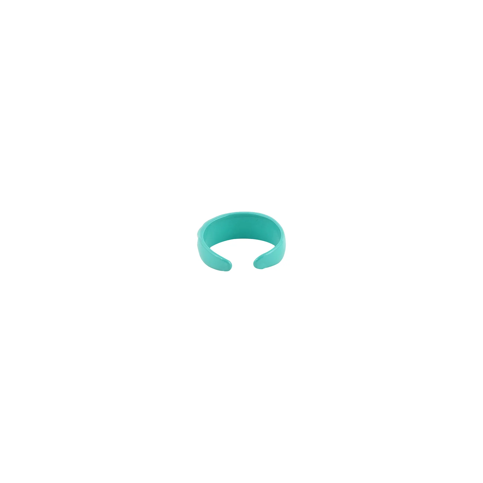 Turquoise Truffle Croissant Ring - Image 5