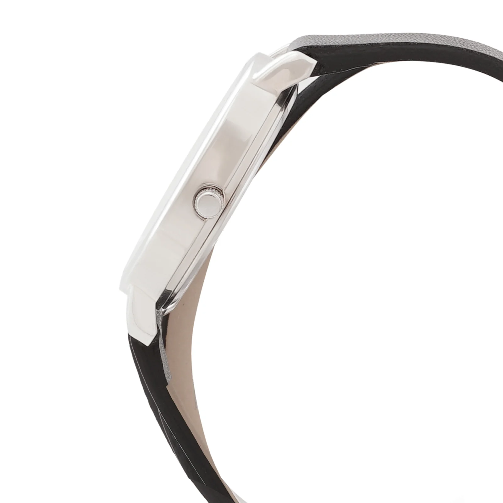 Twelve O'Heart White Medium Dial Black PU Wrap Around Strap Women's Watch - Image 5