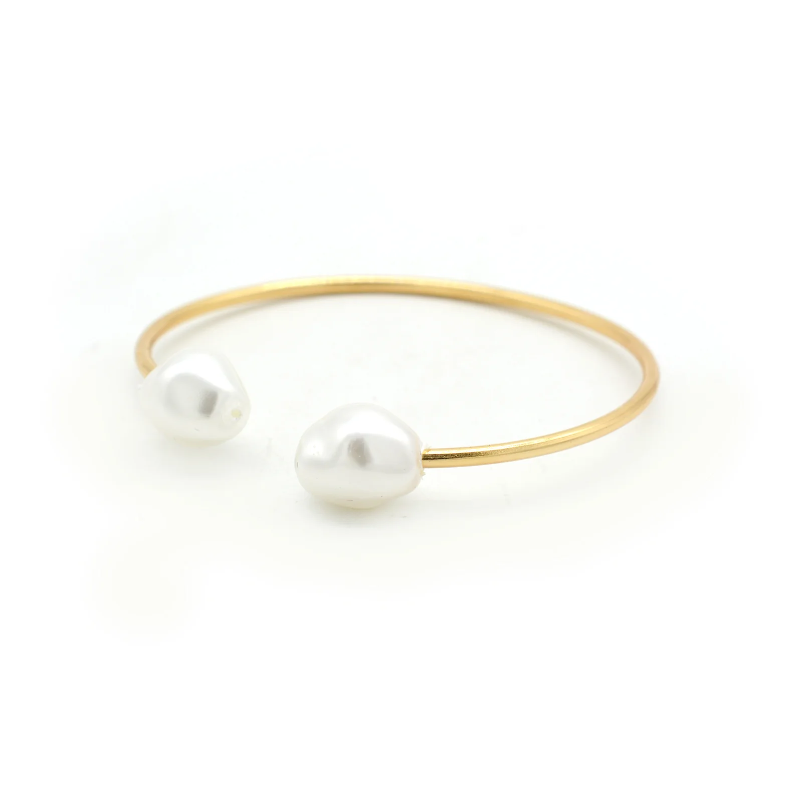 Twin Pearl Gold Bracelet - Image 3