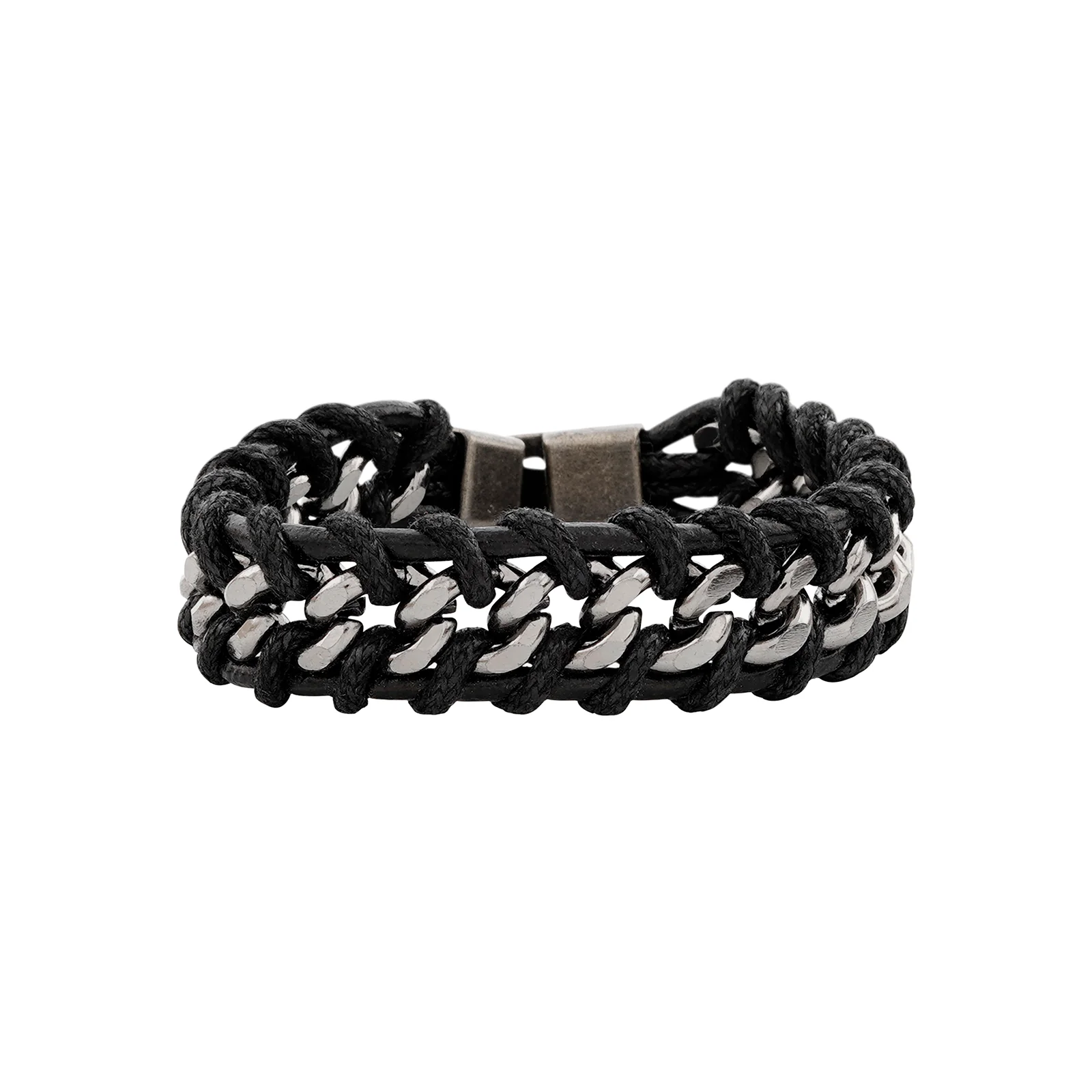 Typhon Silver Black Men's bracelet - Image 3