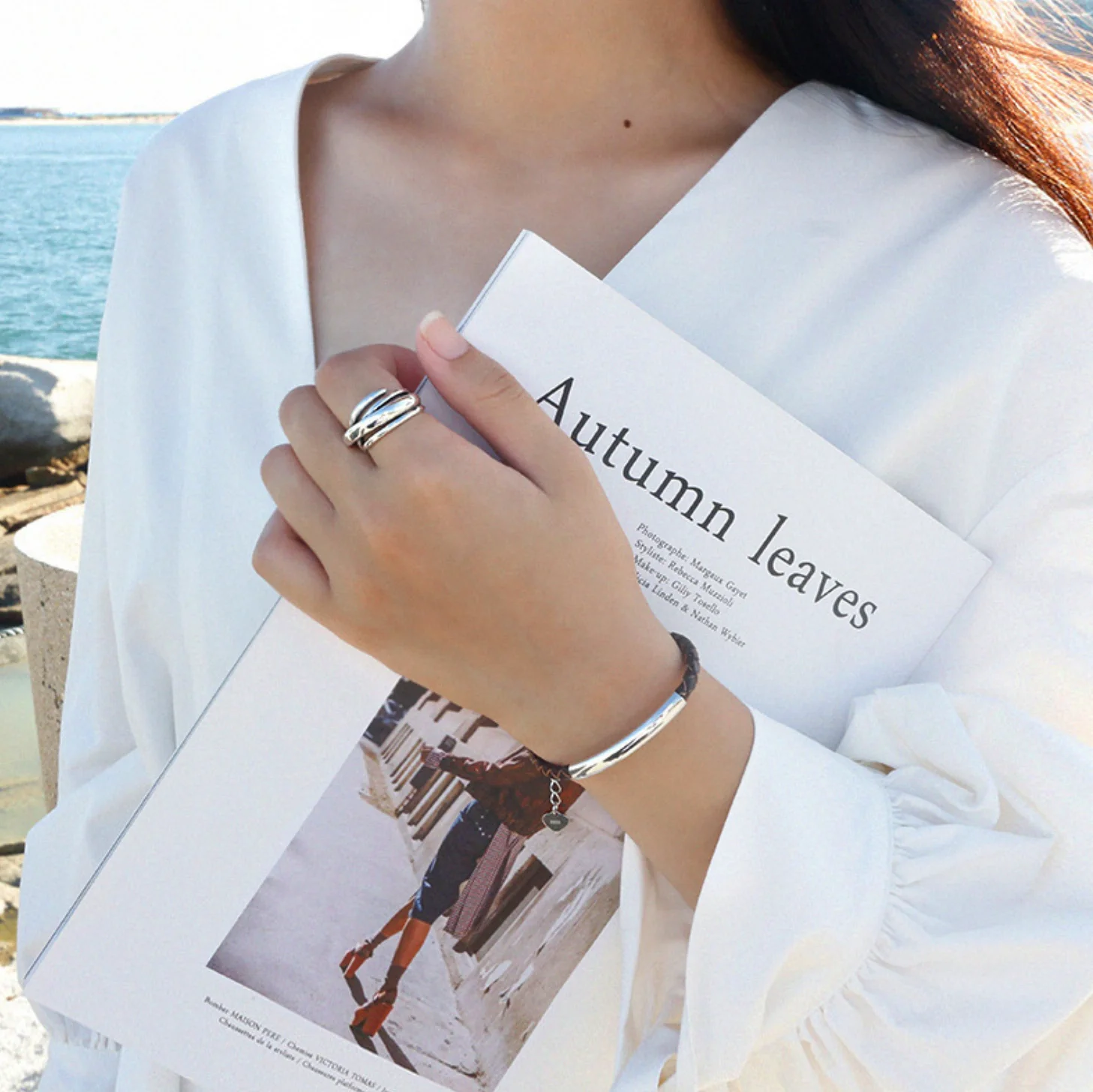 Una Silver Ring - Image 2