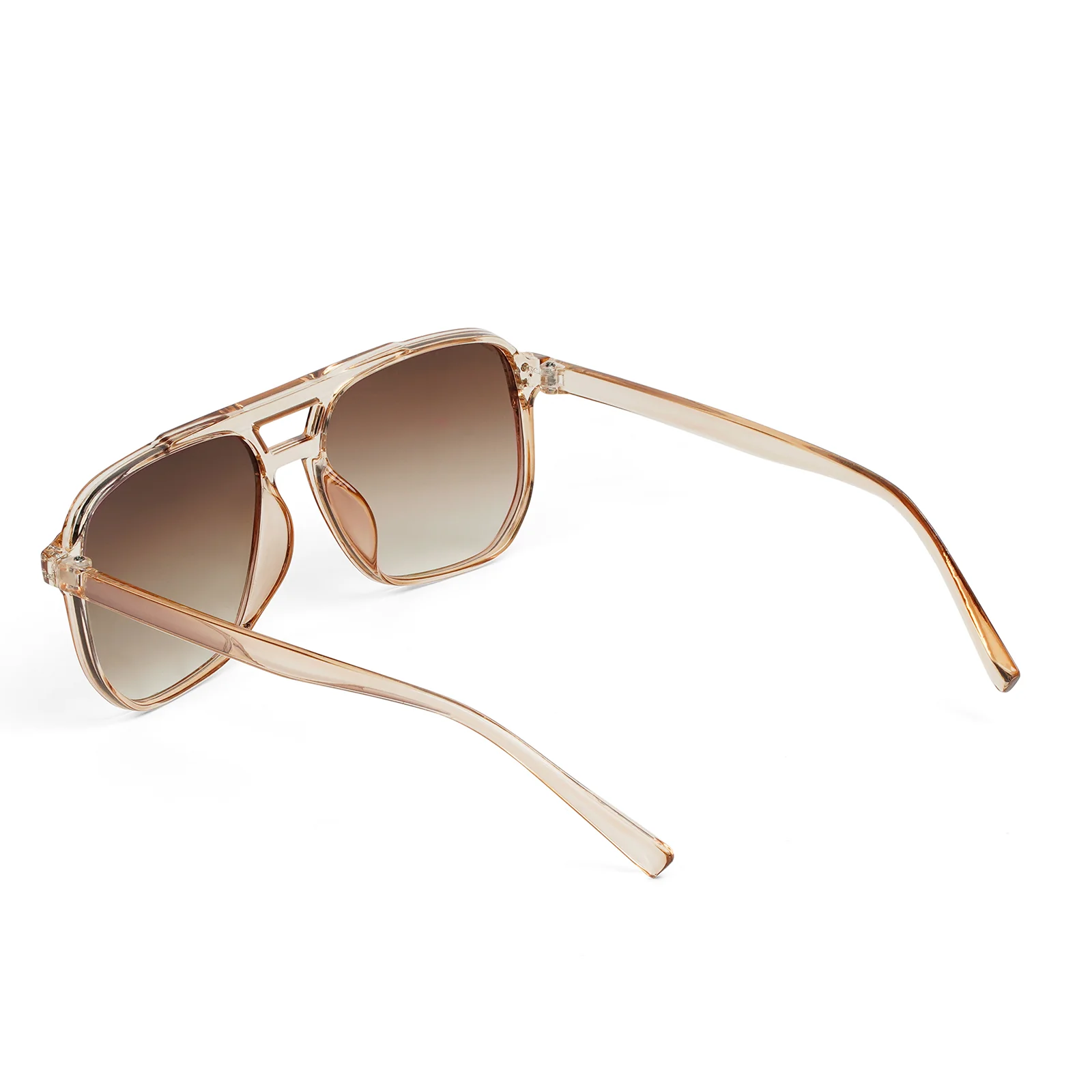 Urbana Champagne Rectangular Aviators - Image 7