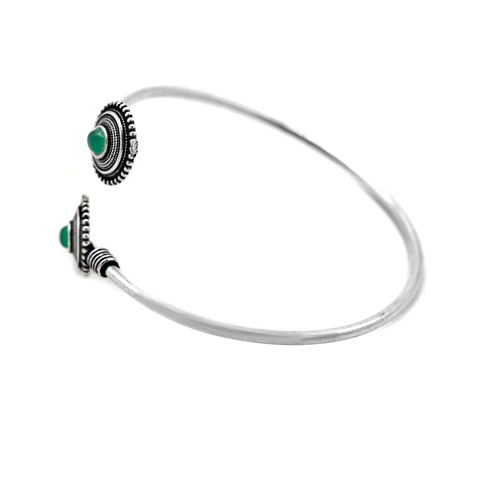 Urmi Green Silver Oxidized Jewelry Gift Set - Image 8