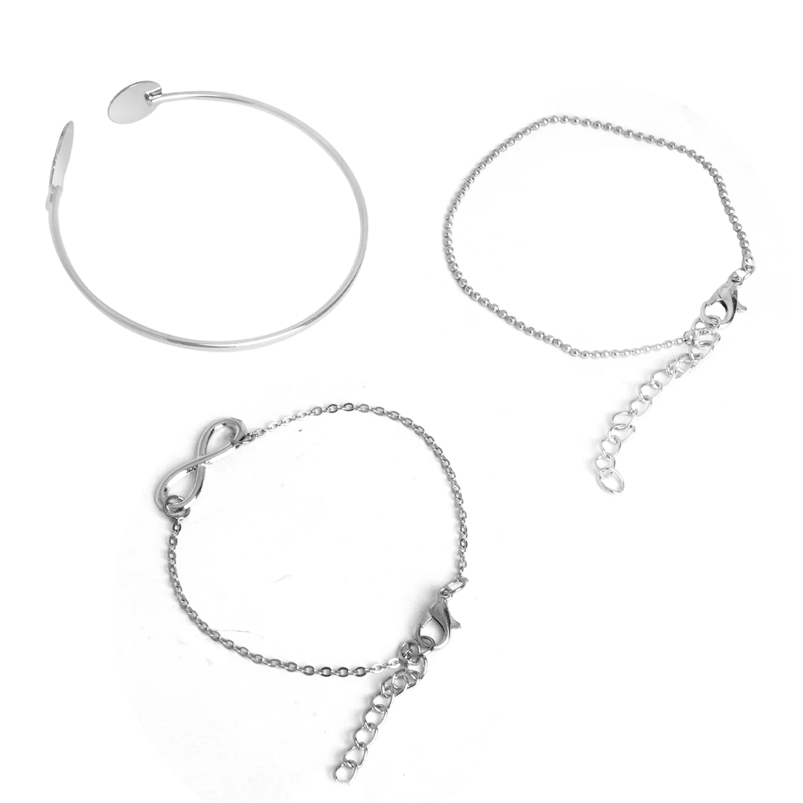 Varese Silver Bracelet Set - Image 2