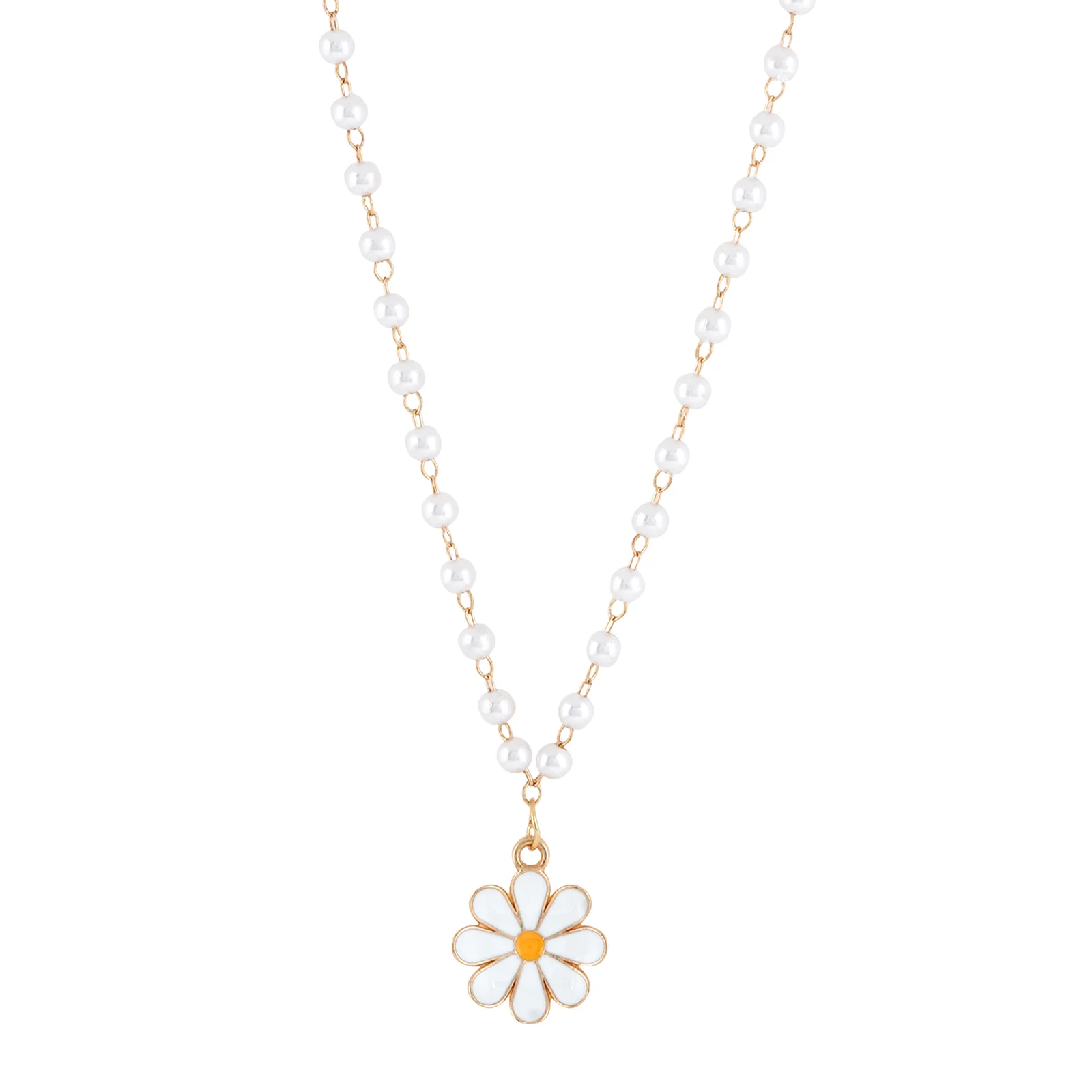 Vega Daisy Pearl Necklace - Image 3