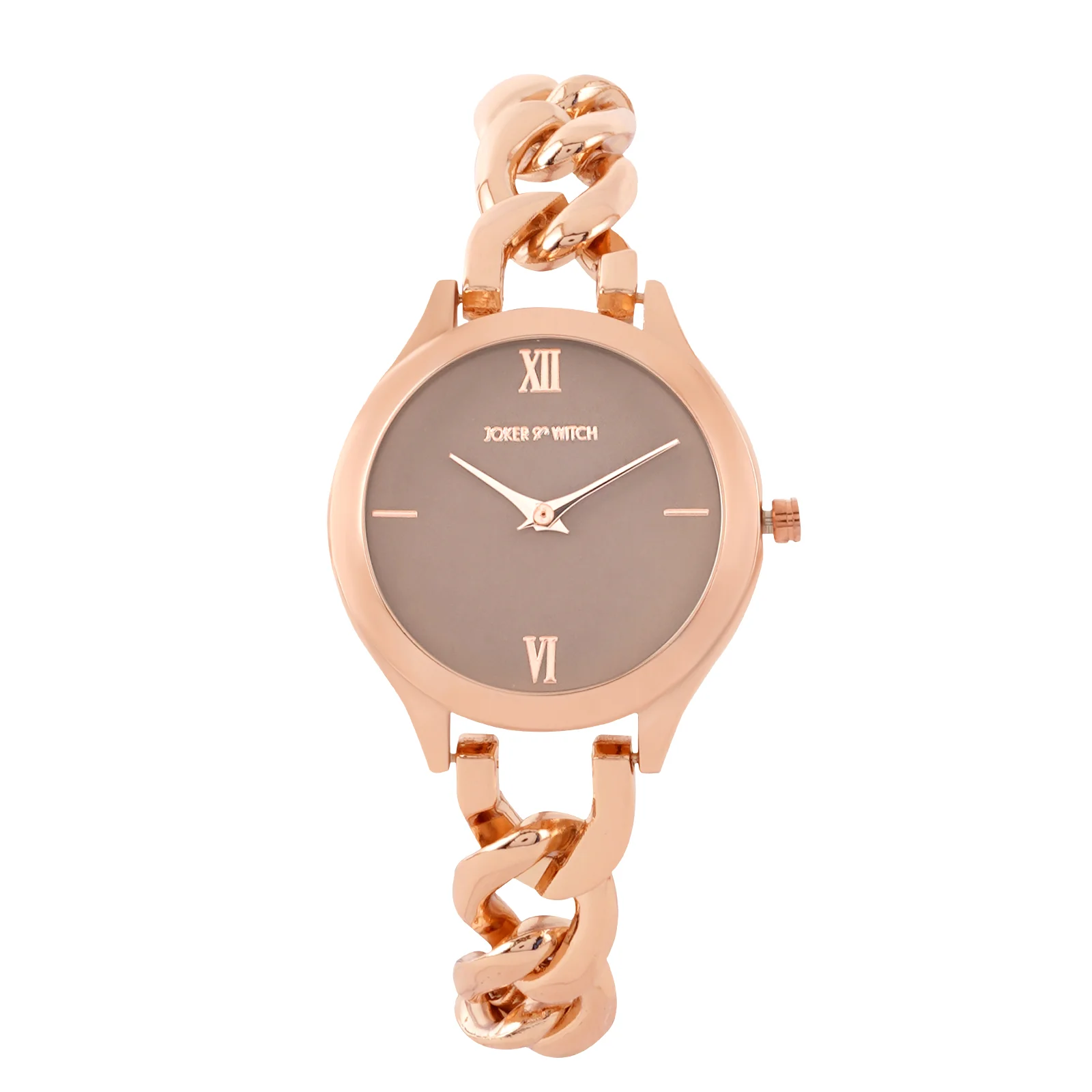 Vegas Taupe Medium Dial Rose Gold Bracelet Strap Women's Watch - Image 2