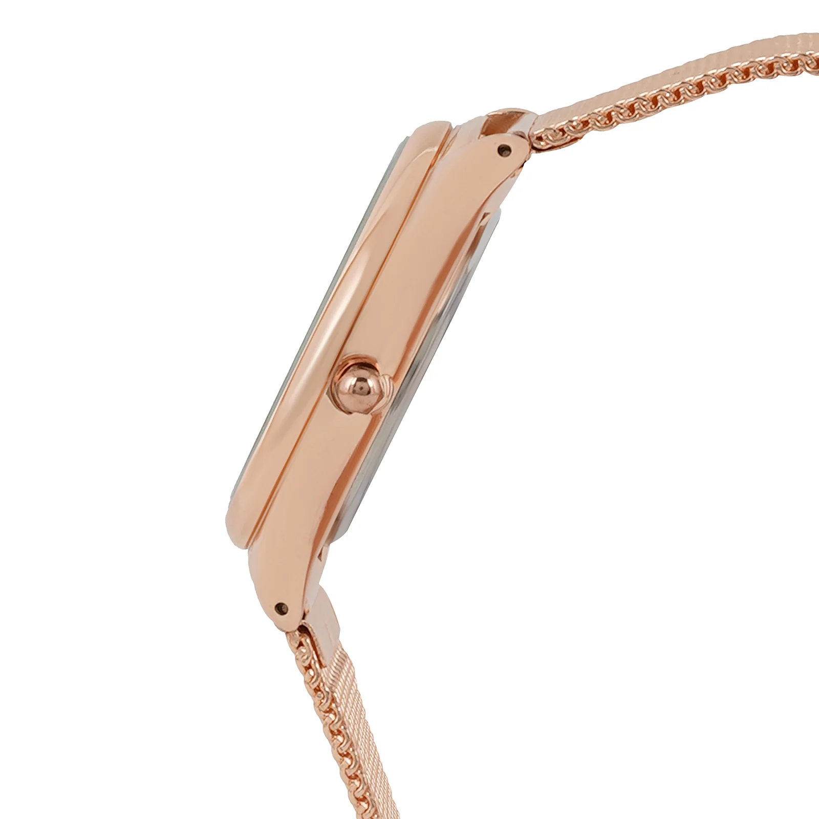 Venice Green Medium Dial Rose Gold Mesh Strap Women's Watch - Image 5