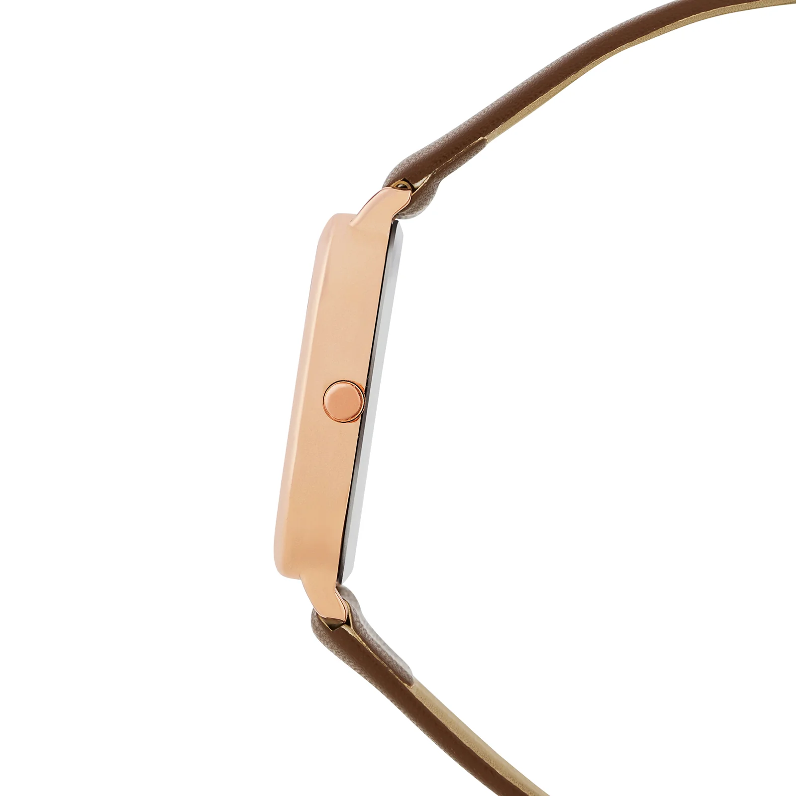 Vera Brown Medium Square Dial PU Strap Women's Watch - Image 5
