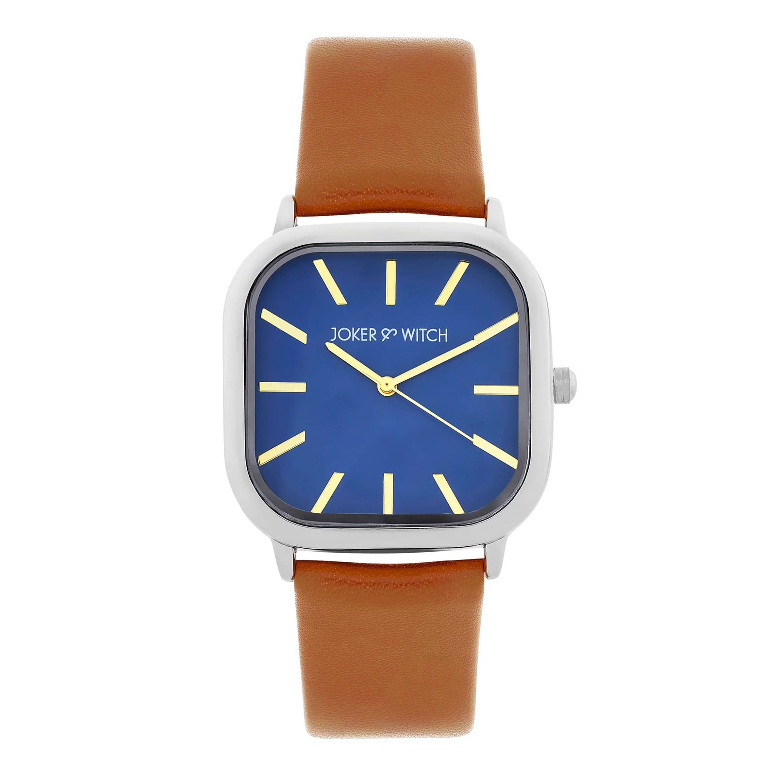 Vera Blue Medium Square Dial Brown PU Strap Women's Watch - Image 3