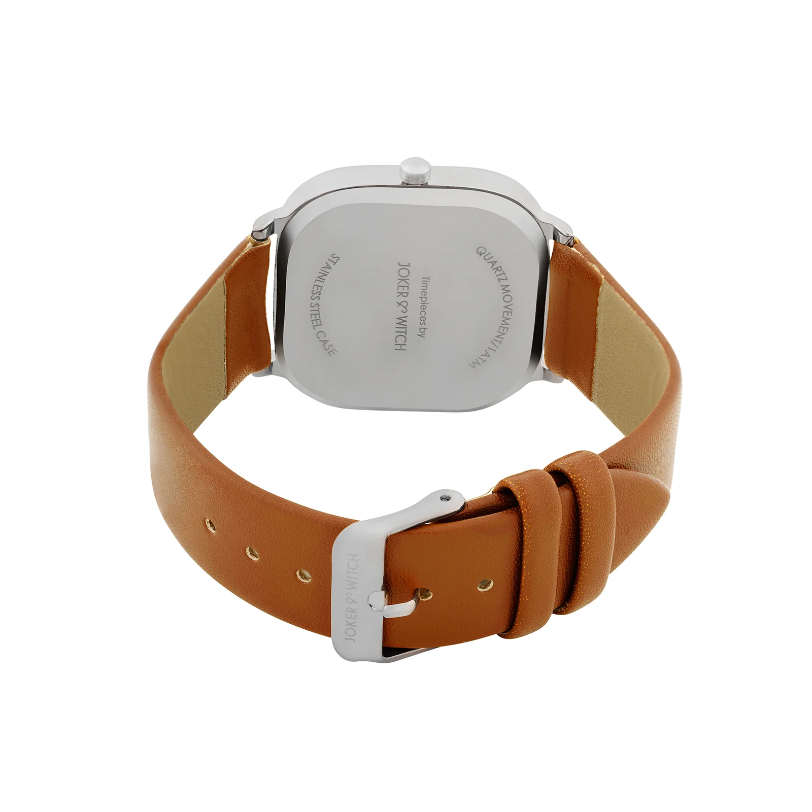 Vera Blue Medium Square Dial Brown PU Strap Women's Watch - Image 6