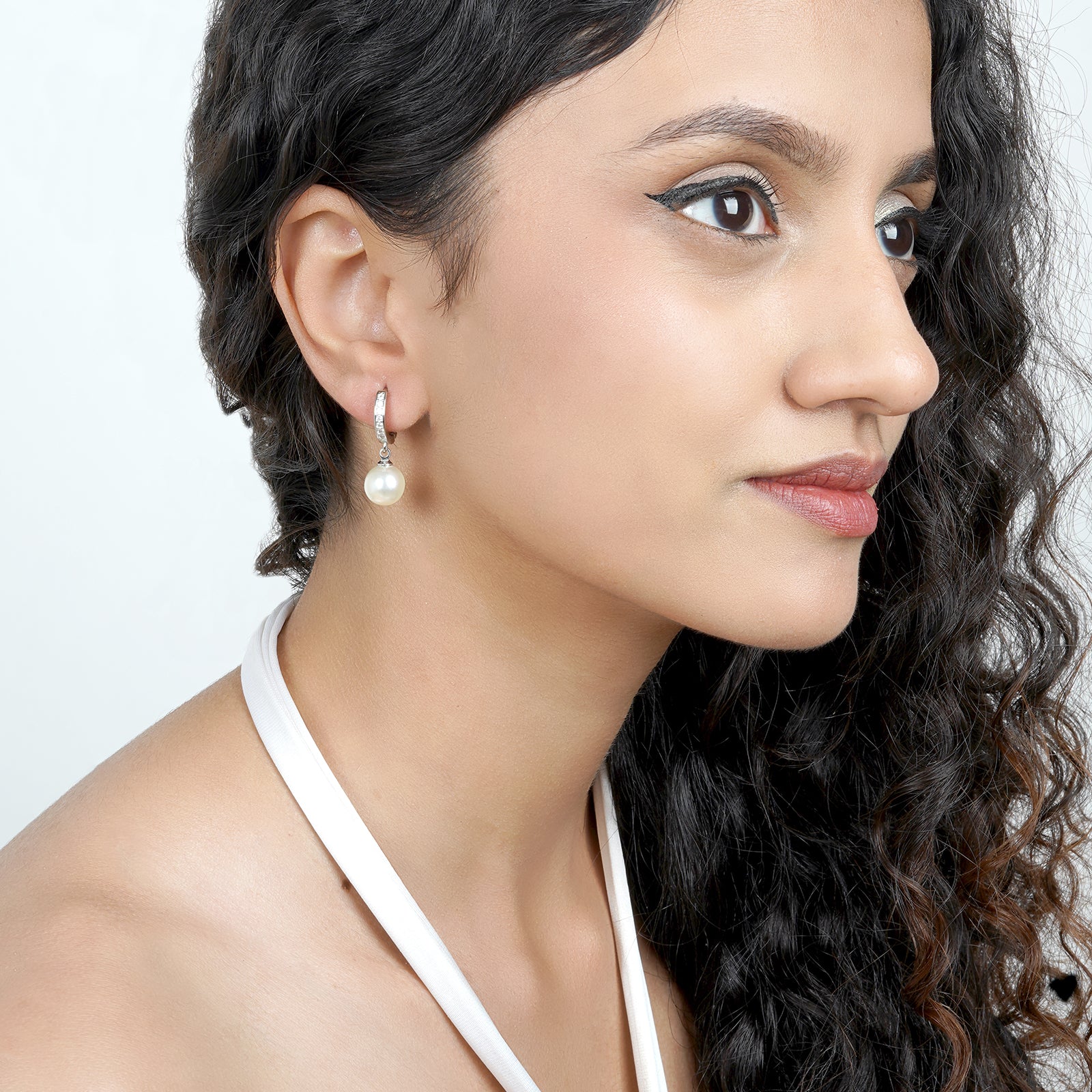 Vesta Pearl Drop Earring - Image 2