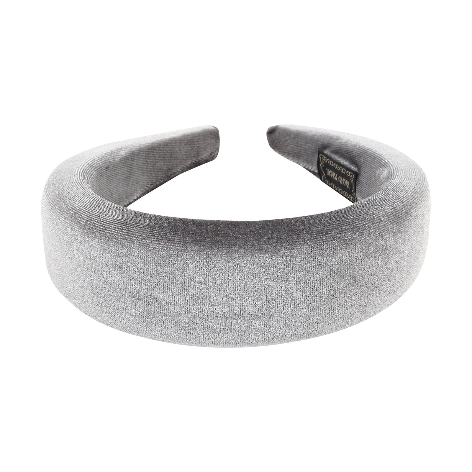 Vicky Velvet Graphite Grey Hairband - Image 3