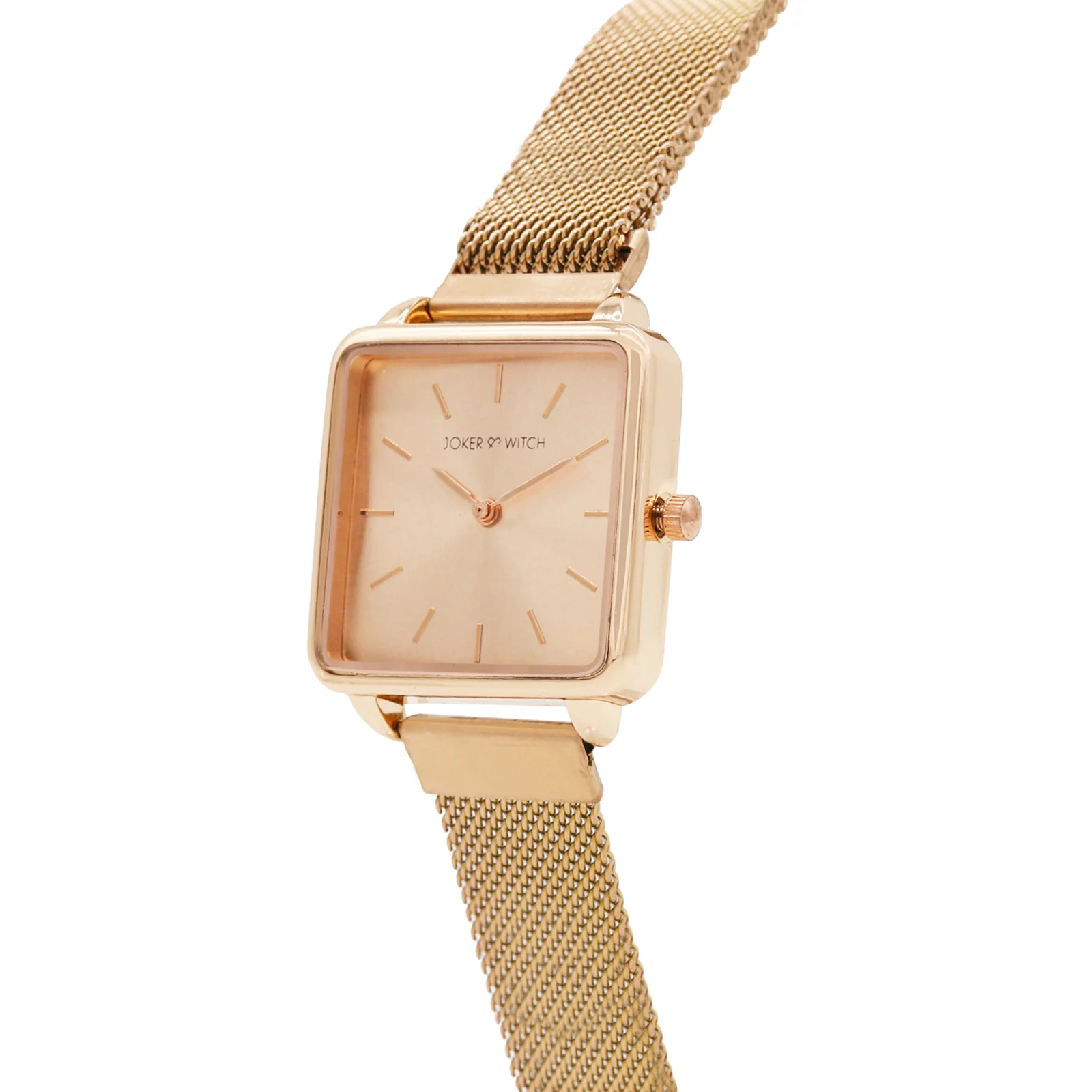Vintage Rose Gold Small Square Dial Magnetic Strap Women's Watch - Image 3