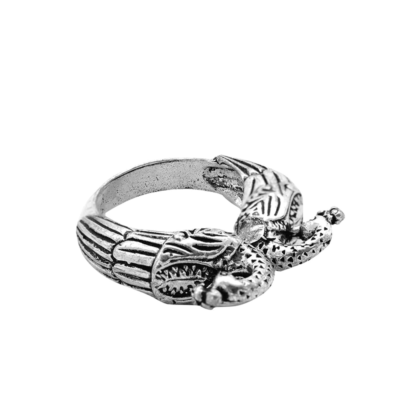 Viti Peacock Silver Oxidized Ring - Image 4