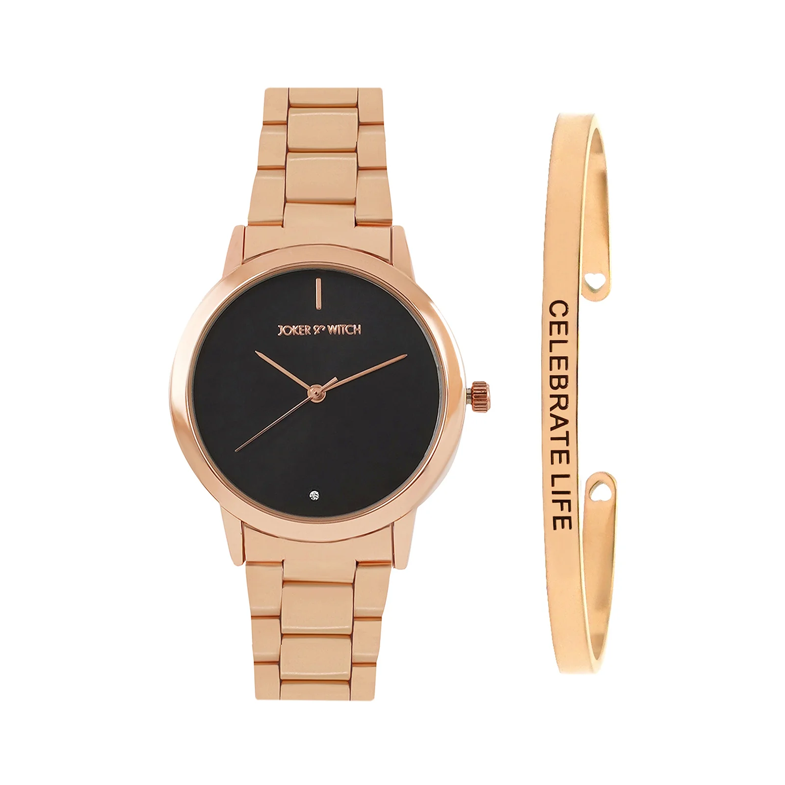 Vixey Rosegold Watch Bracelet Stack - Image 8