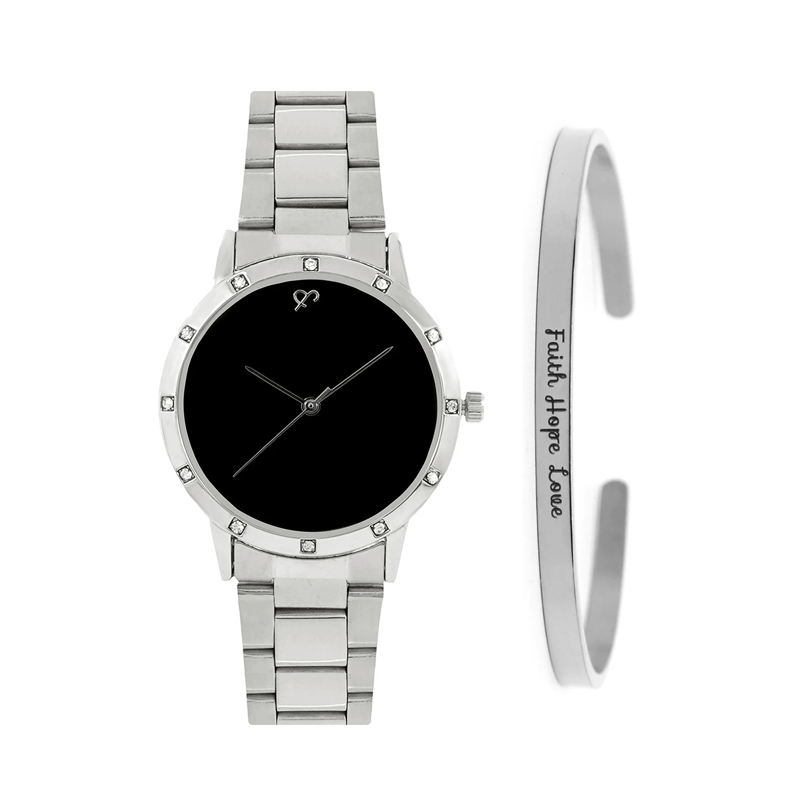 Wanderlust Silver Watch Bracelet Stack - Image 2