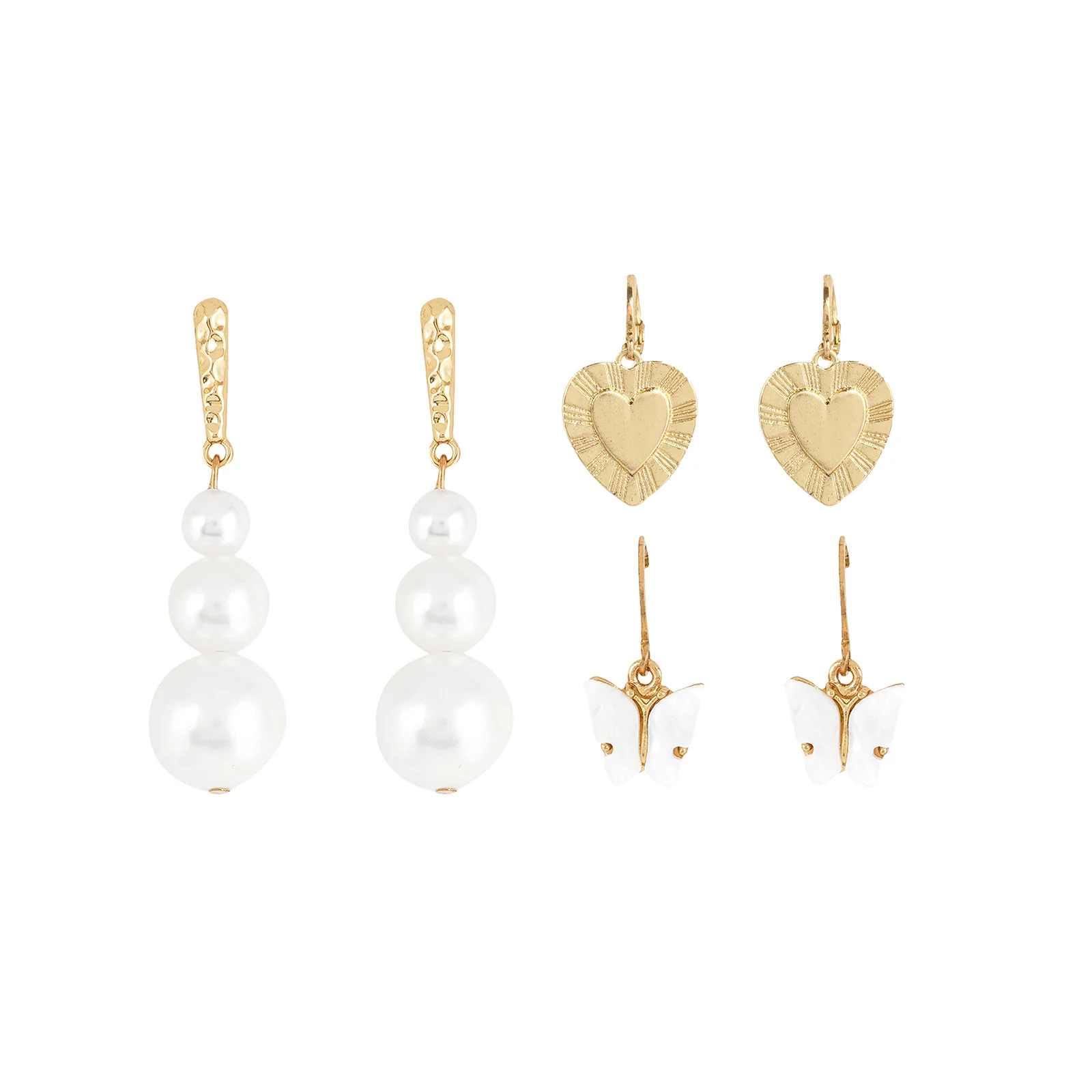 Wellyn Pearl And Charms Earring Set - Image 3