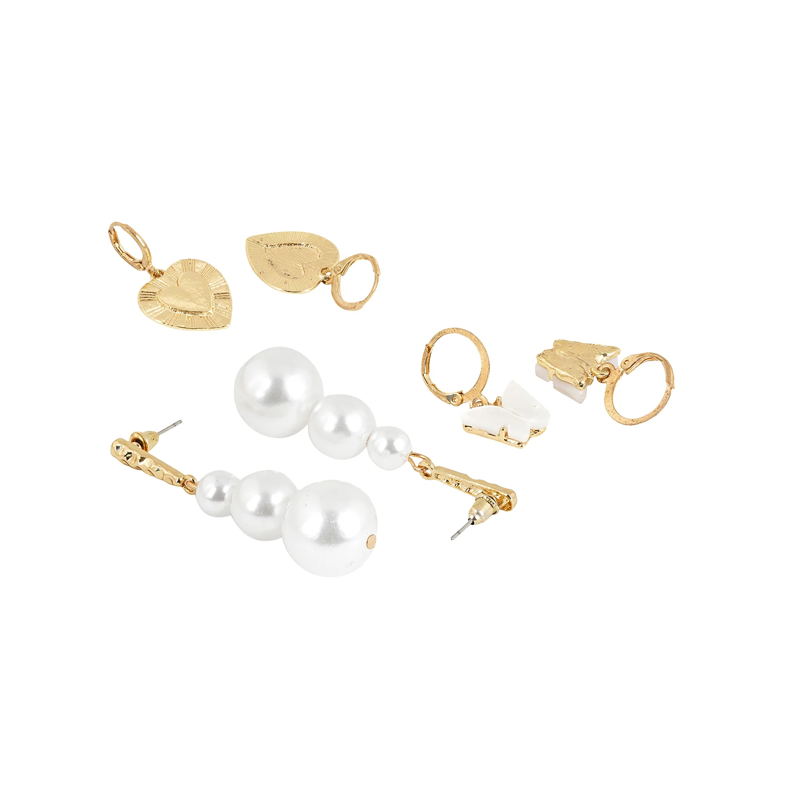 Wellyn Pearl And Charms Earring Set - Image 4