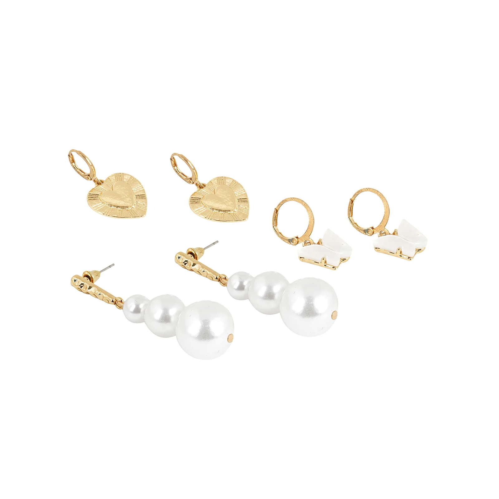 Wellyn Pearl And Charms Earring Set - Image 5