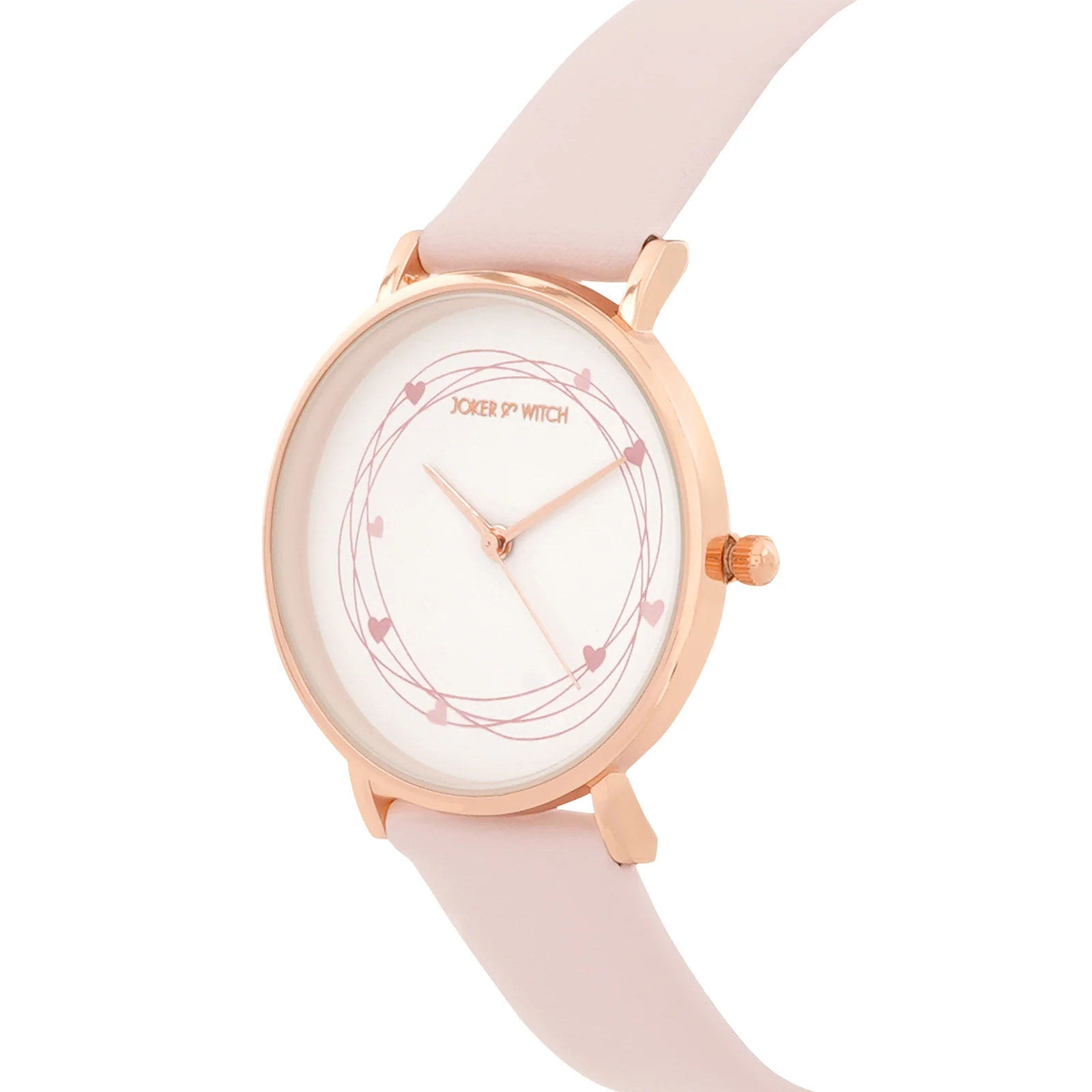 Printed Whisper White Medium Dial Pink PU Strap Women's Watch - Image 4