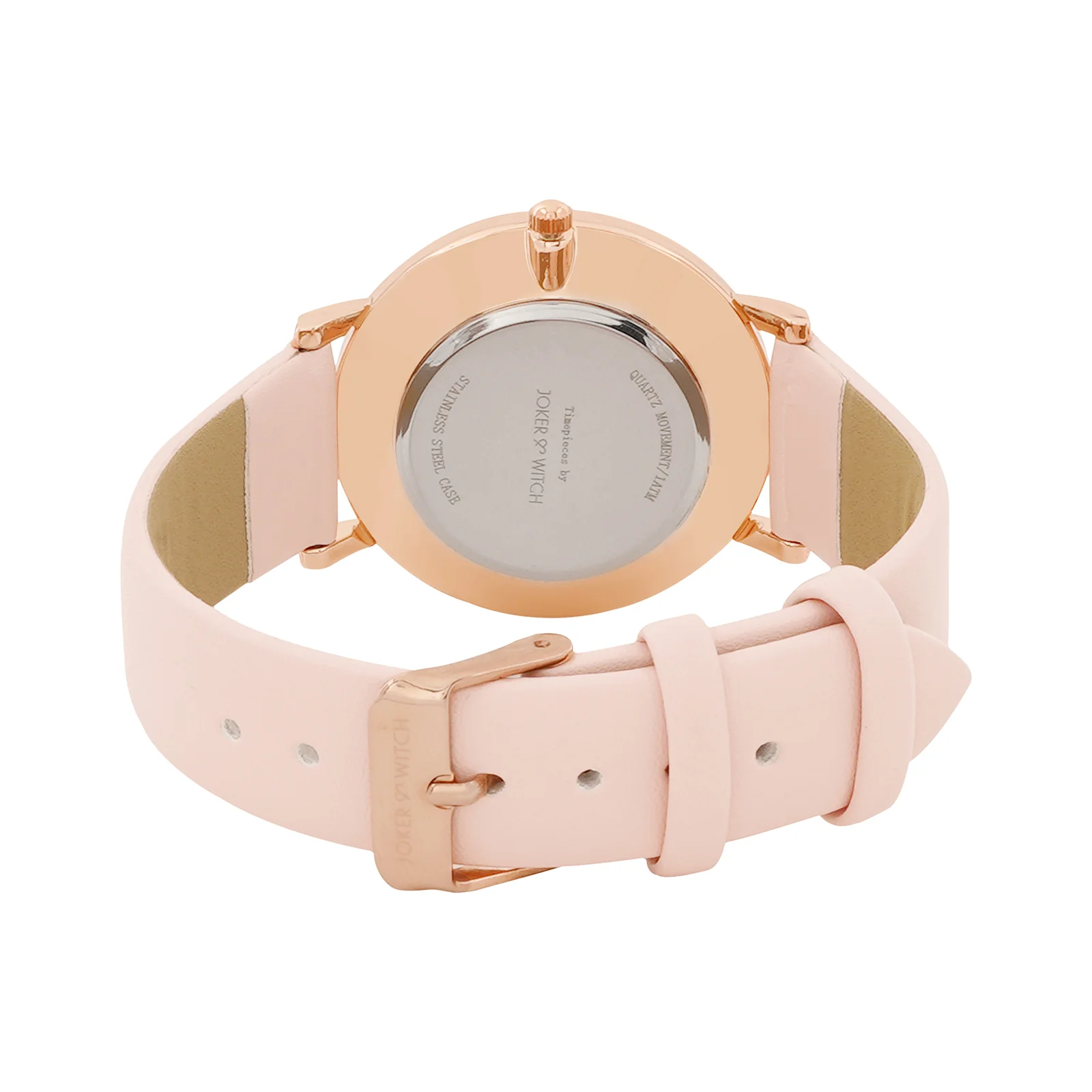 Printed Whisper White Medium Dial Pink PU Strap Women's Watch - Image 6