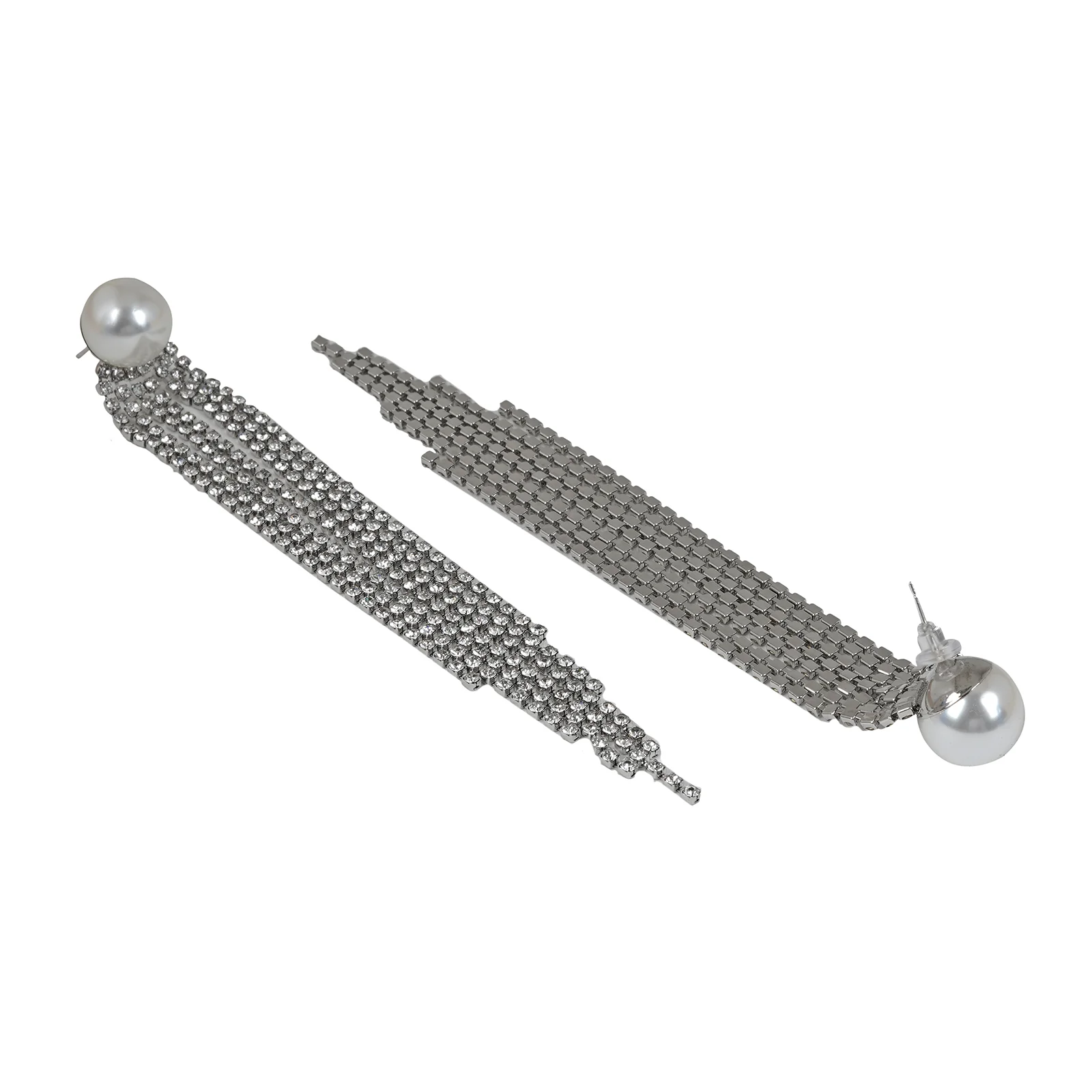 Wilda Silver Waterfall Earrings - Image 5