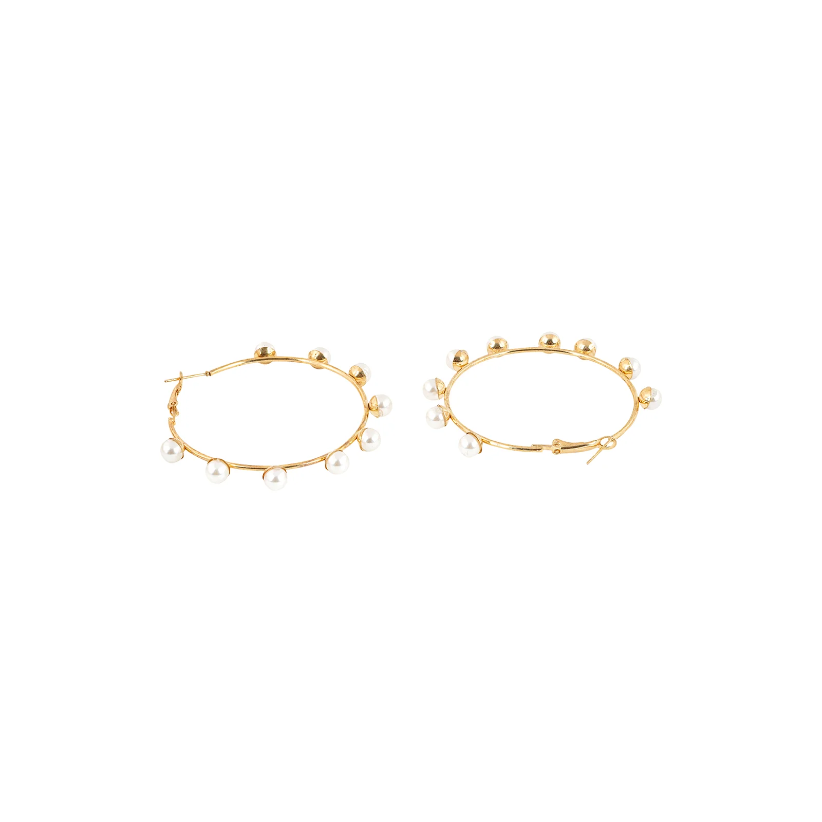 Winona Pearl Hoops - Image 5
