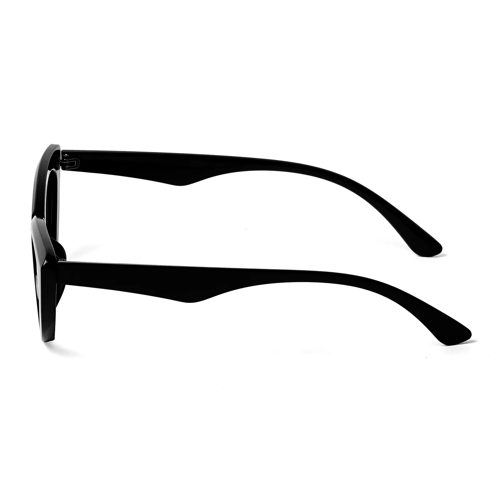 Wintour Cat Eye Black Sunglasses - Image 5