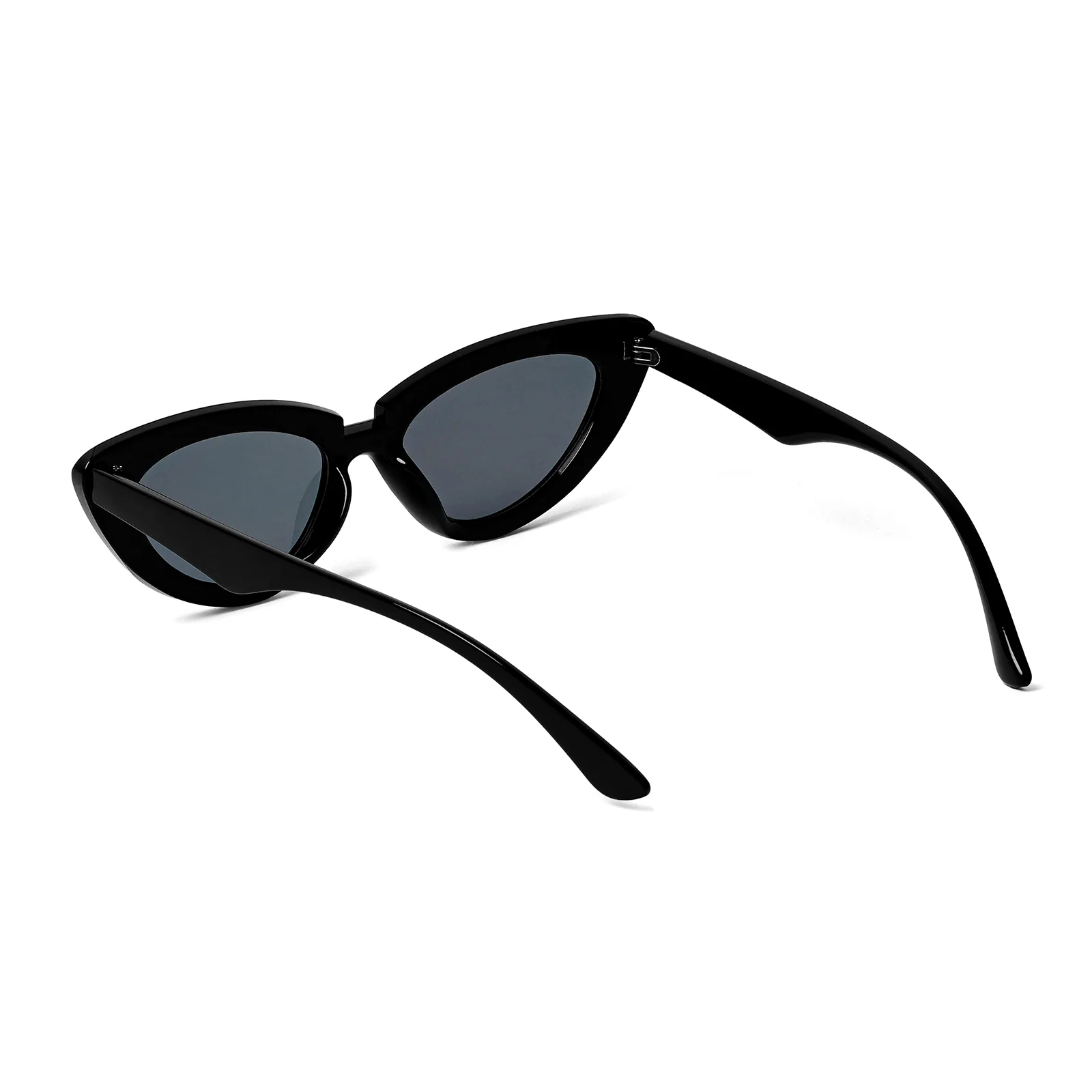 Wintour Cat Eye Black Sunglasses - Image 6