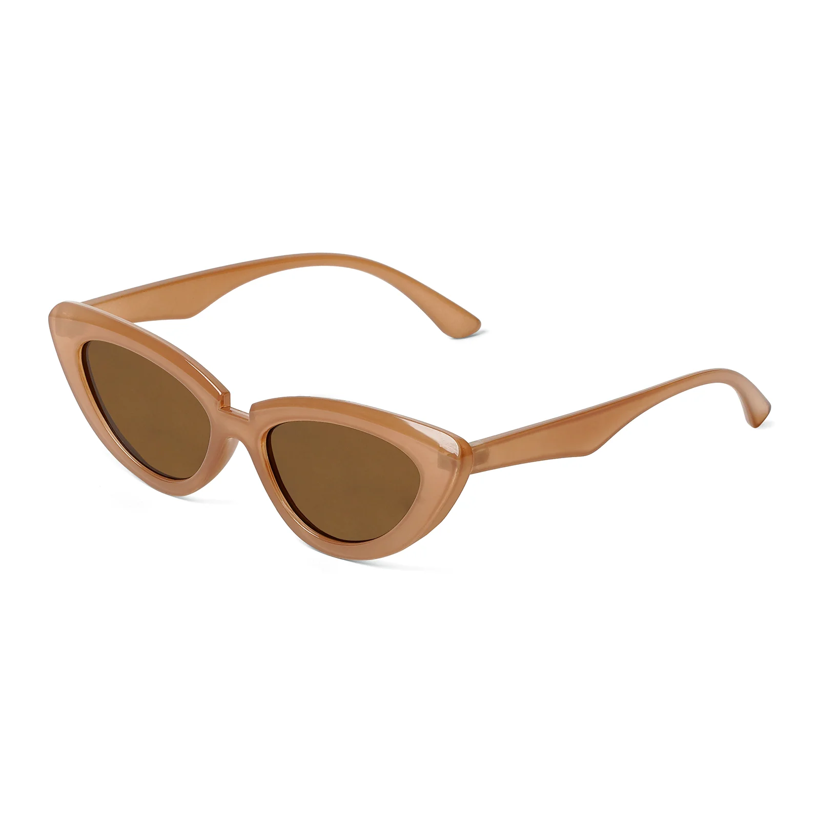 Wintour Cat Eye Brown Sunglasses - Image 4