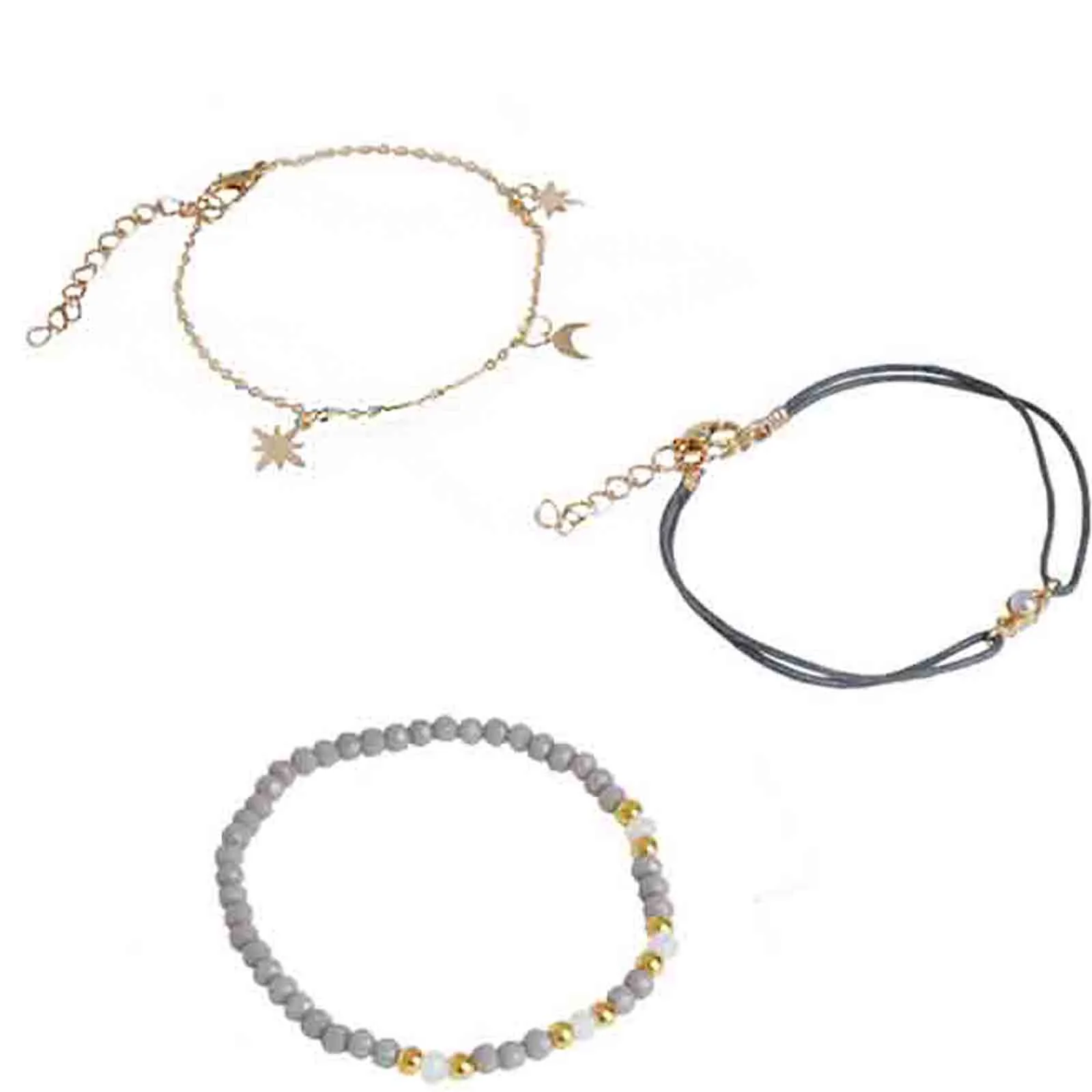 Wish Upon Gold Set of 6 Bracelets - Image 4
