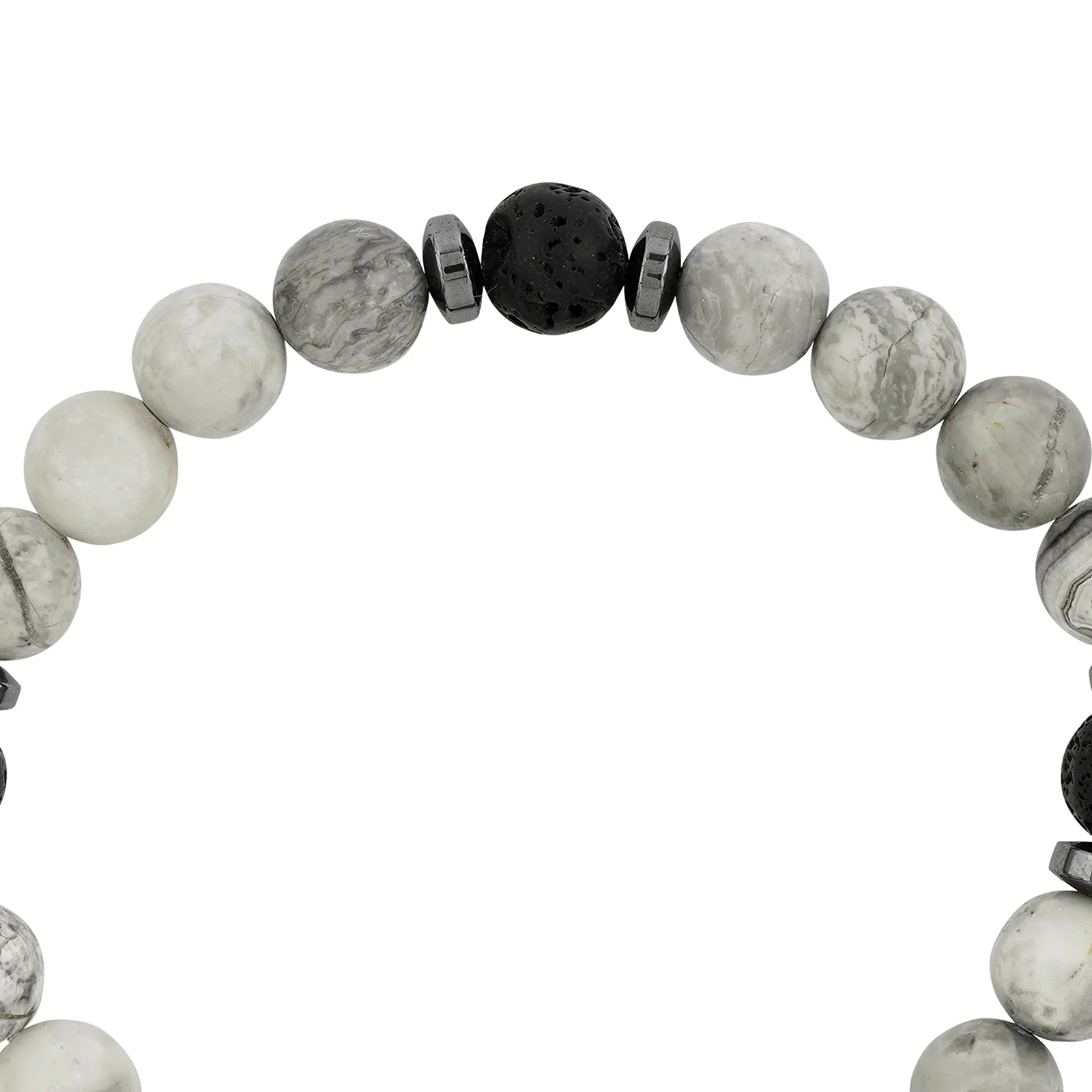Wonderland Black And Grey Beaded Bracelet - Image 5