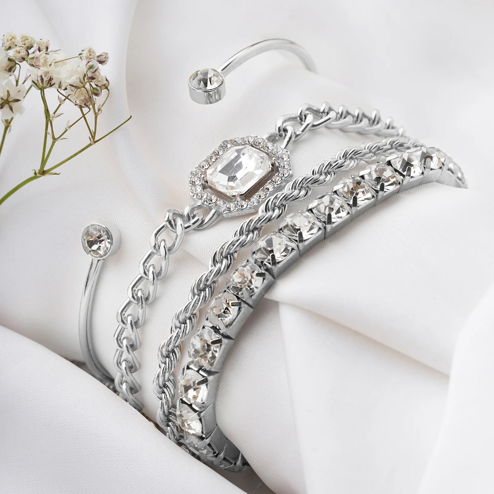Wonderwall Silver Bracelet Set - Image 2