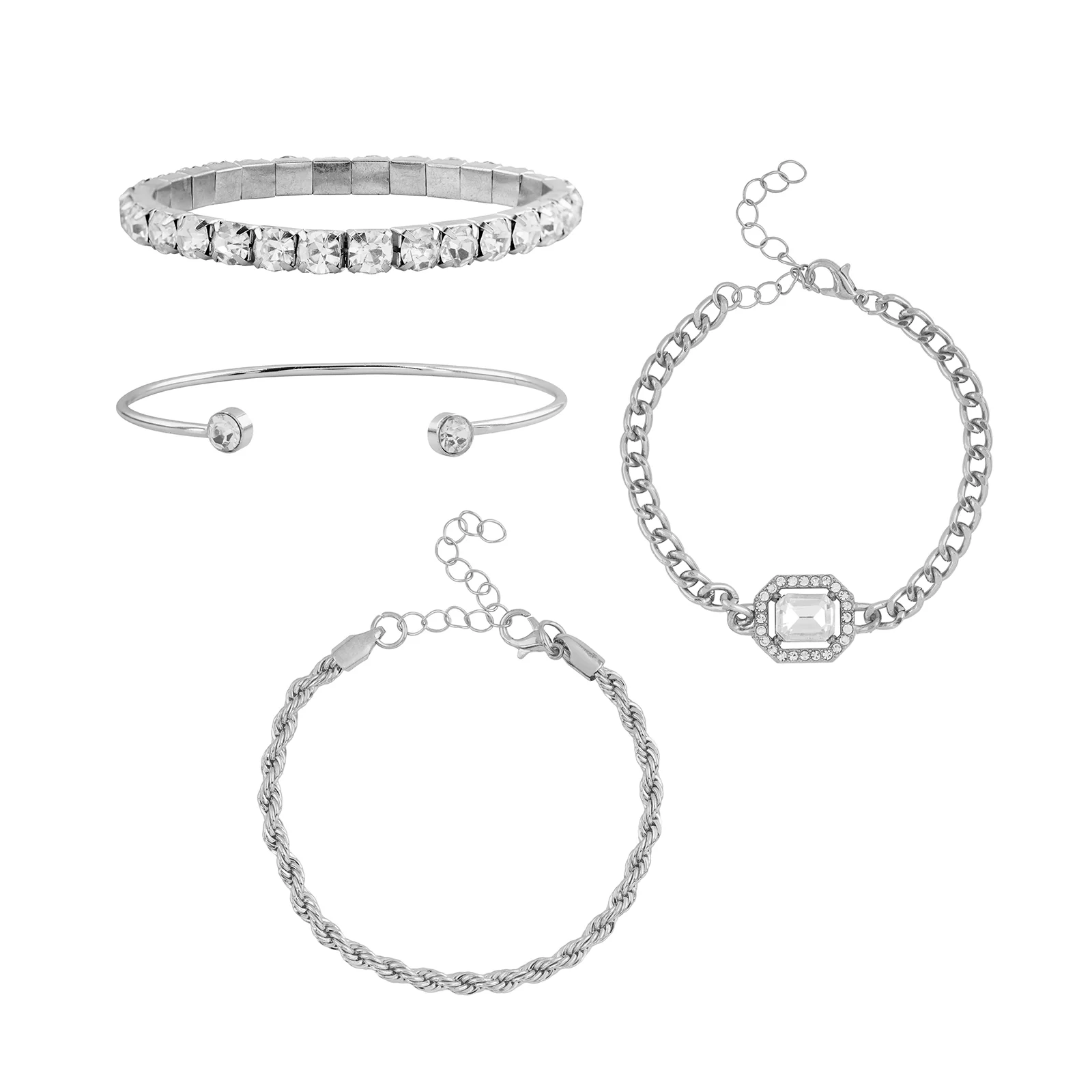 Wonderwall Silver Bracelet Set - Image 7