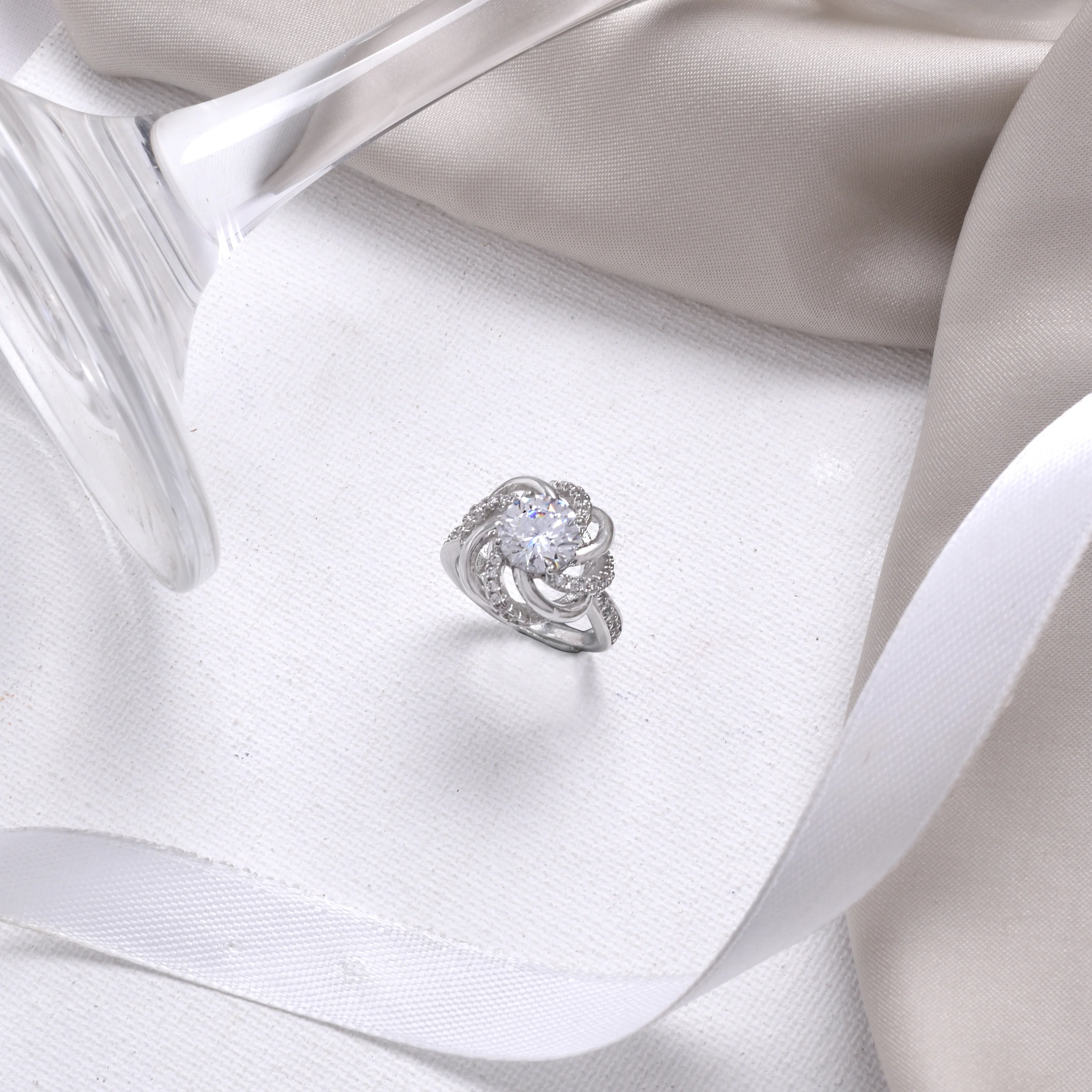 Wyatt Silver Knot Ring - Image 2