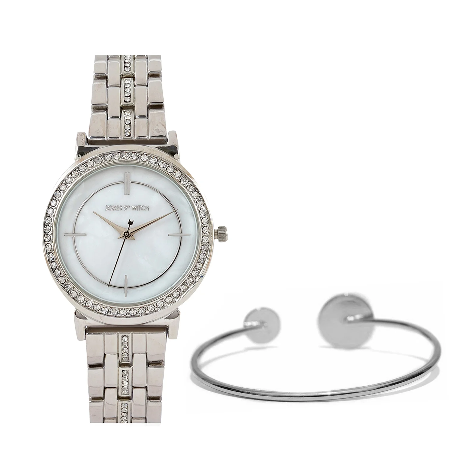 Xena Silver Watch Bracelet Stack - Image 5