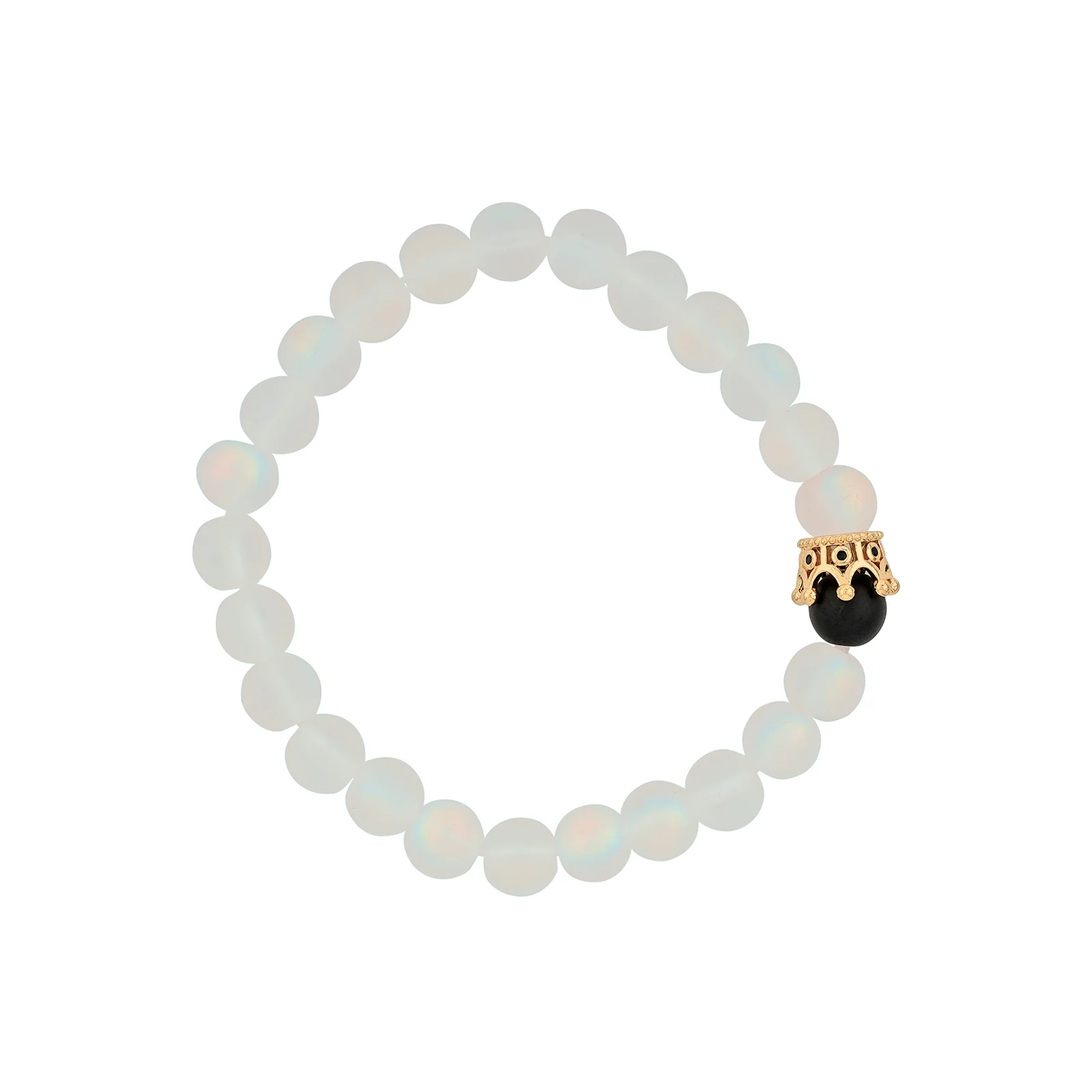 You Belong With Me White Couple Beaded Bracelet - Image 5