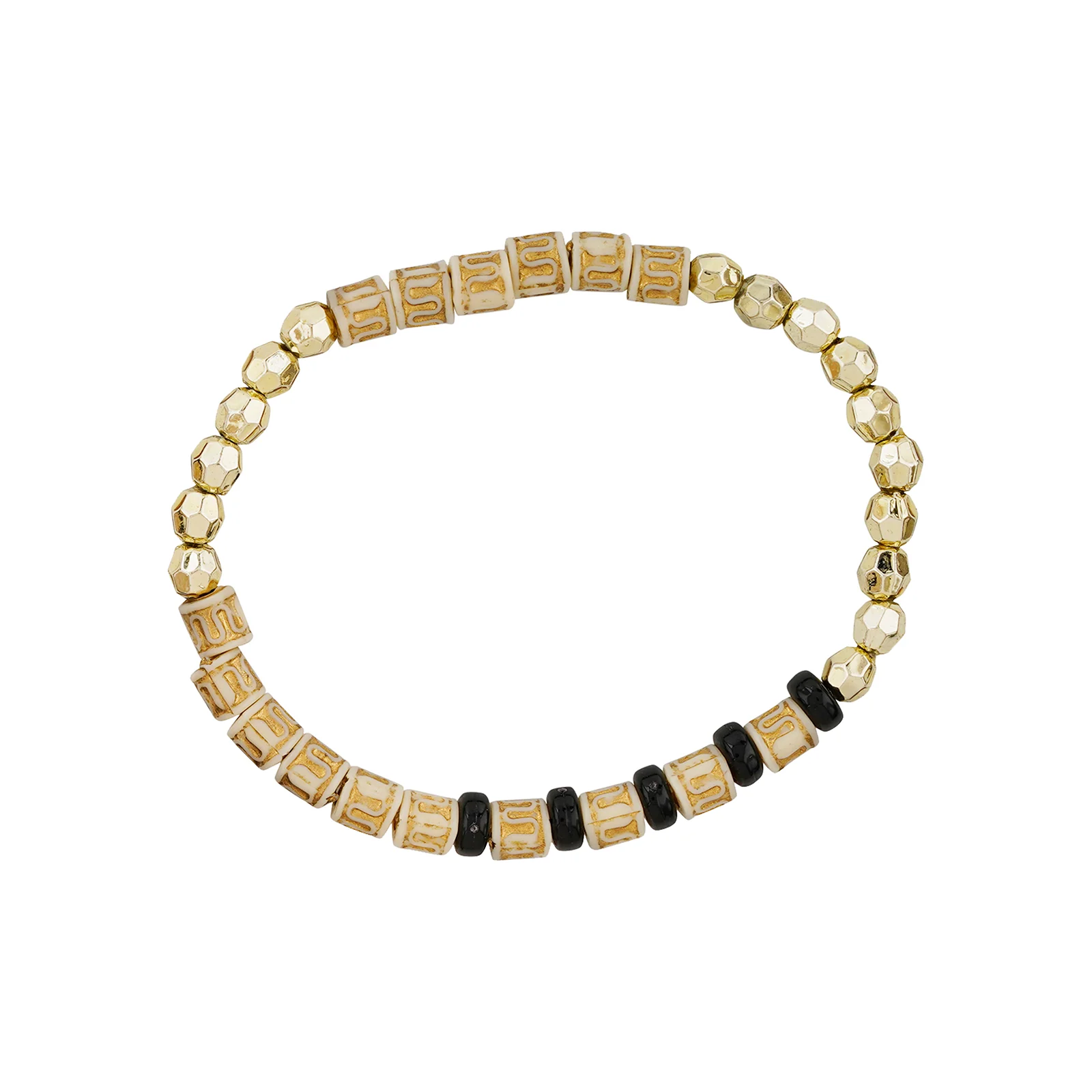 You're So Gorgeous Black And White Beaded Bracelet - Image 6